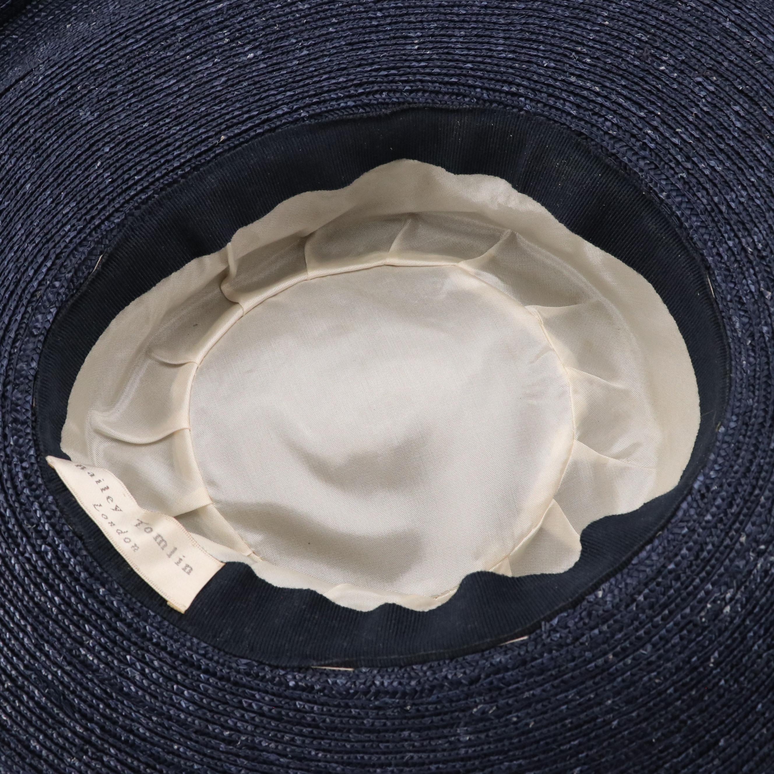 Bailey Tomlin Wide Brim Summer Hat and Other Fascinator Headbands with Hat Box