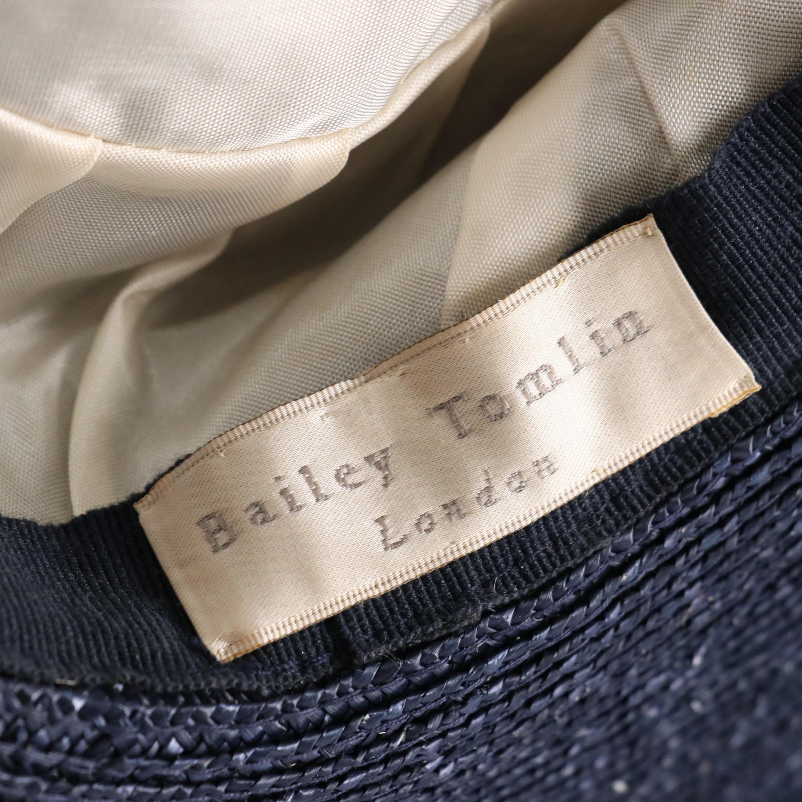 Bailey Tomlin Wide Brim Summer Hat and Other Fascinator Headbands with Hat Box