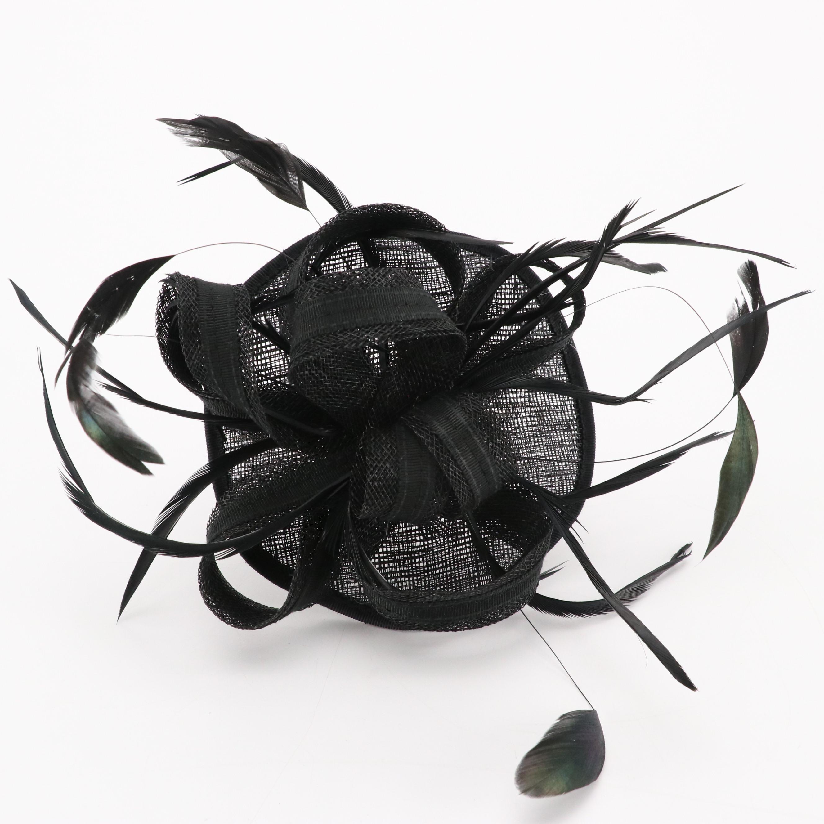 Bailey Tomlin Wide Brim Summer Hat and Other Fascinator Headbands with Hat Box