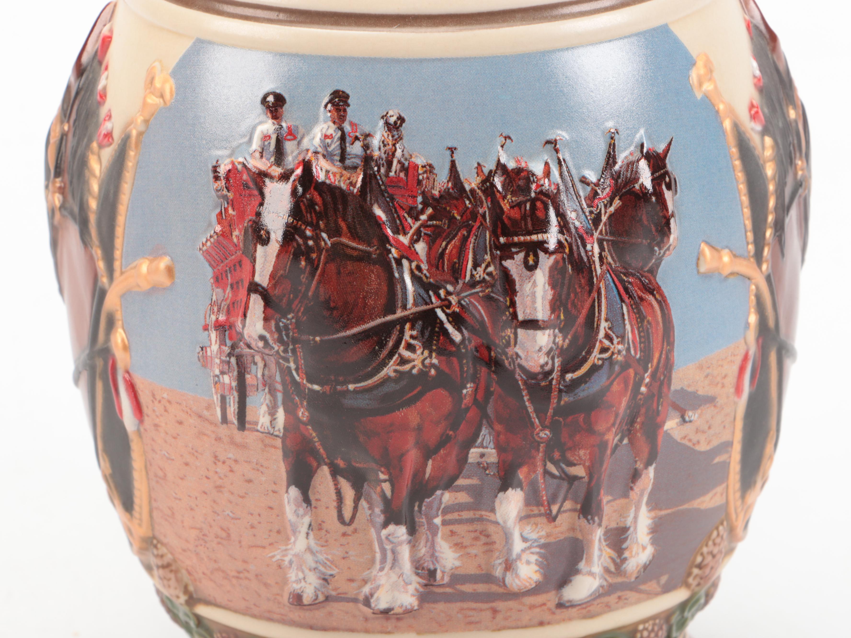 Ceramarte for Anheuser-Busch Collectors Club Membership Steins, 2000–2002