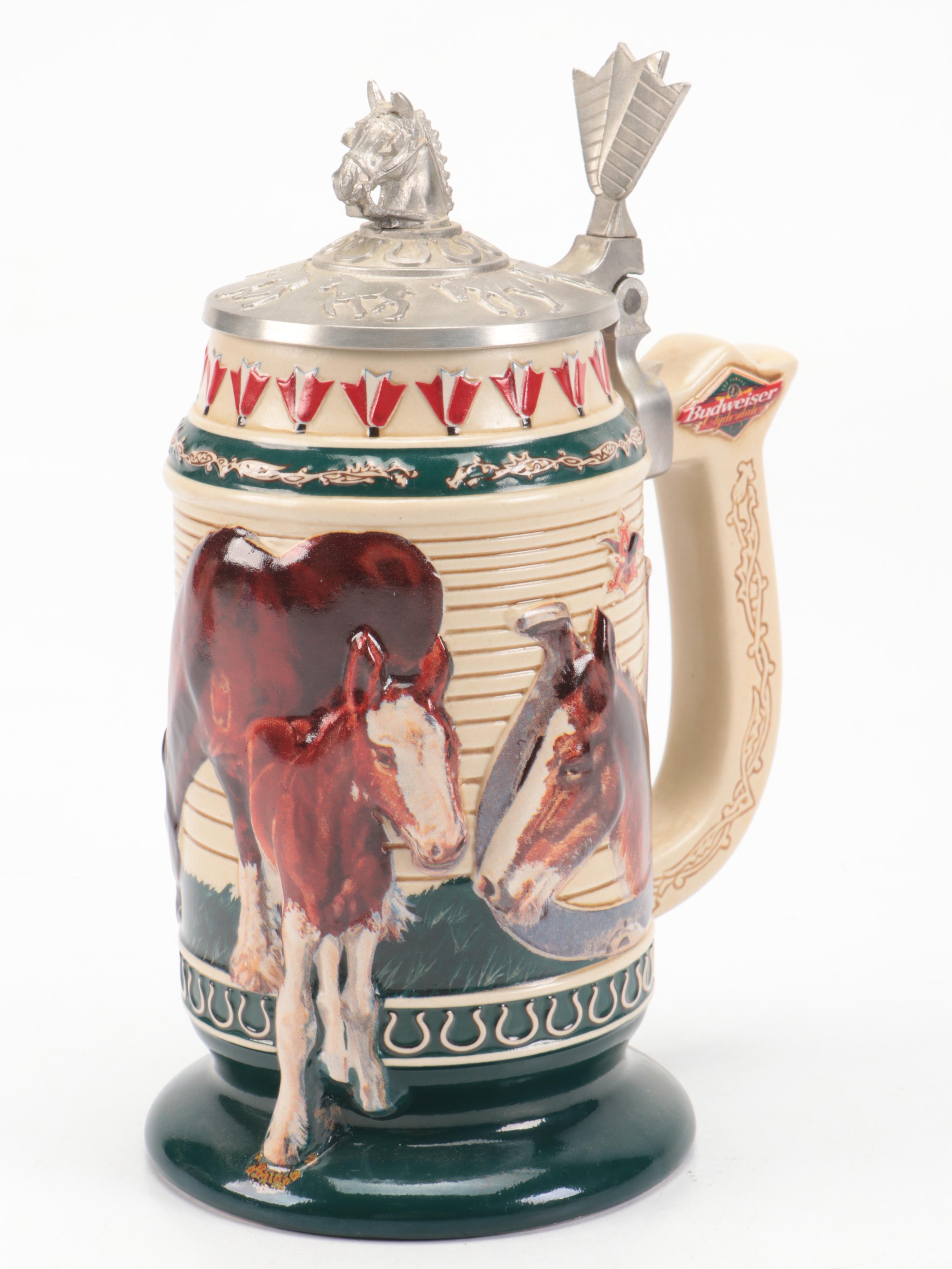 Ceramarte for Anheuser-Busch Collectors Club Membership Steins, 2000–2002