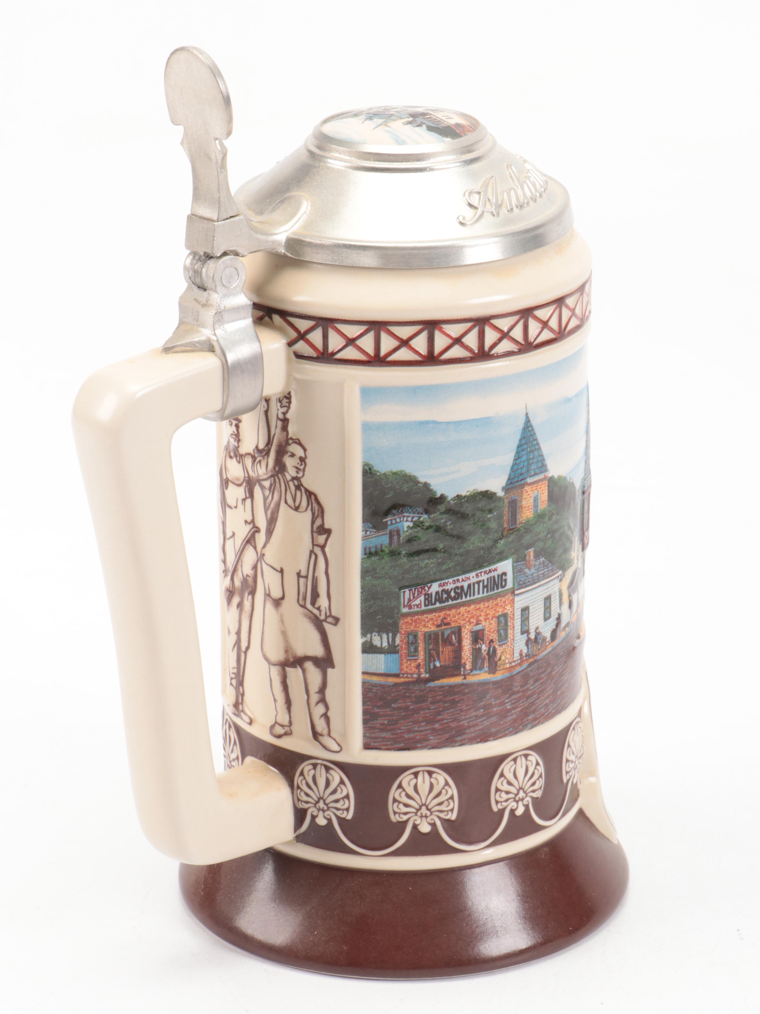 Ceramarte for Anheuser-Busch Collectors Club Membership Steins, 2000–2002