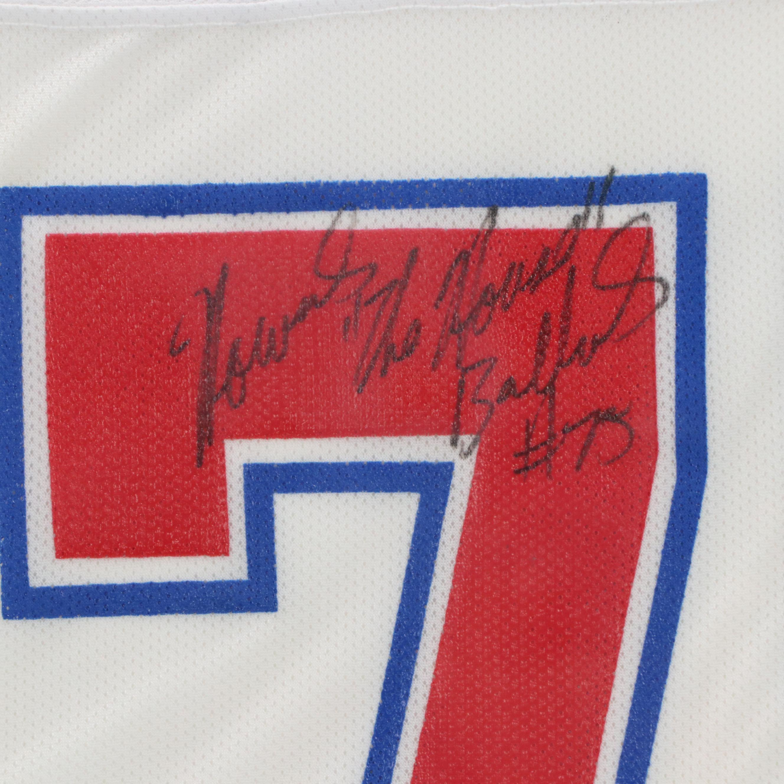 Howard Ballard Signed Wilson Pro Bowl Football Jersey in Matted Display