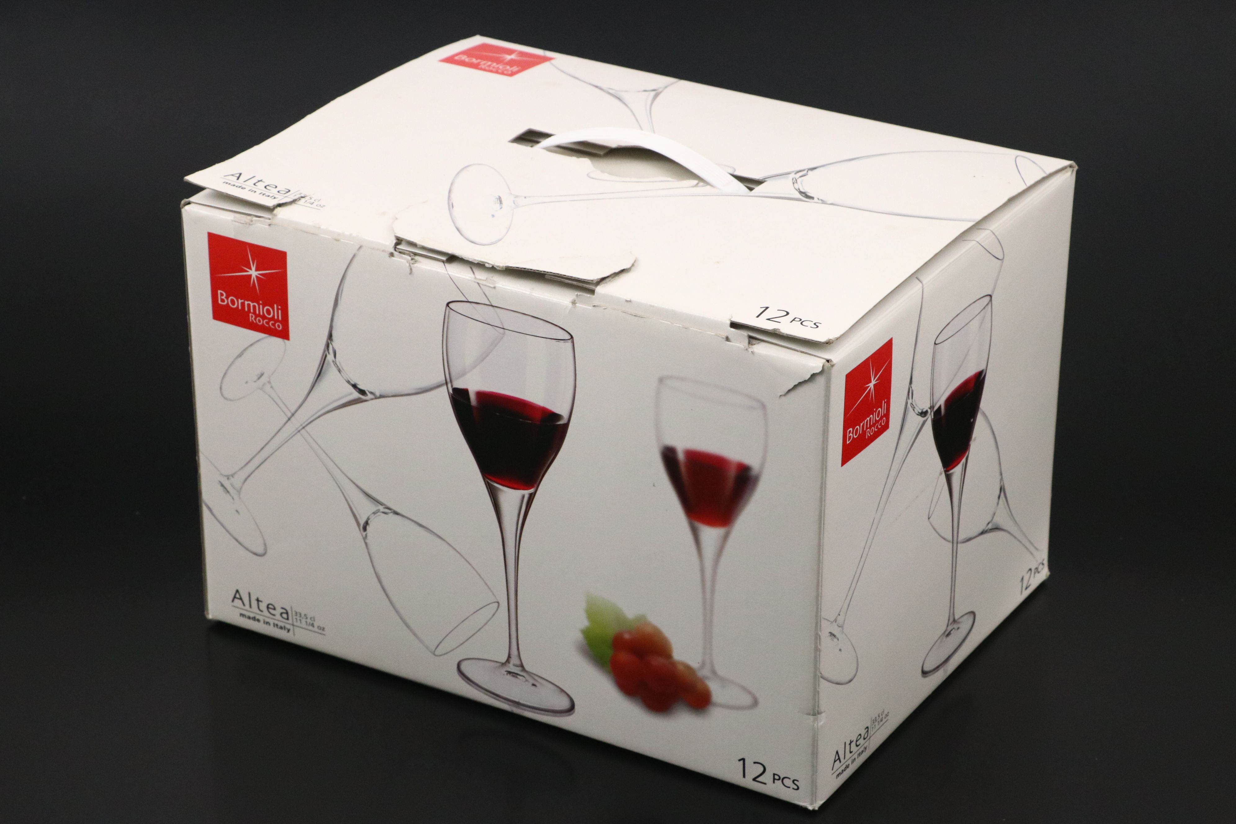 Bormioli Rocco "Altea" Clear Wine Glasses