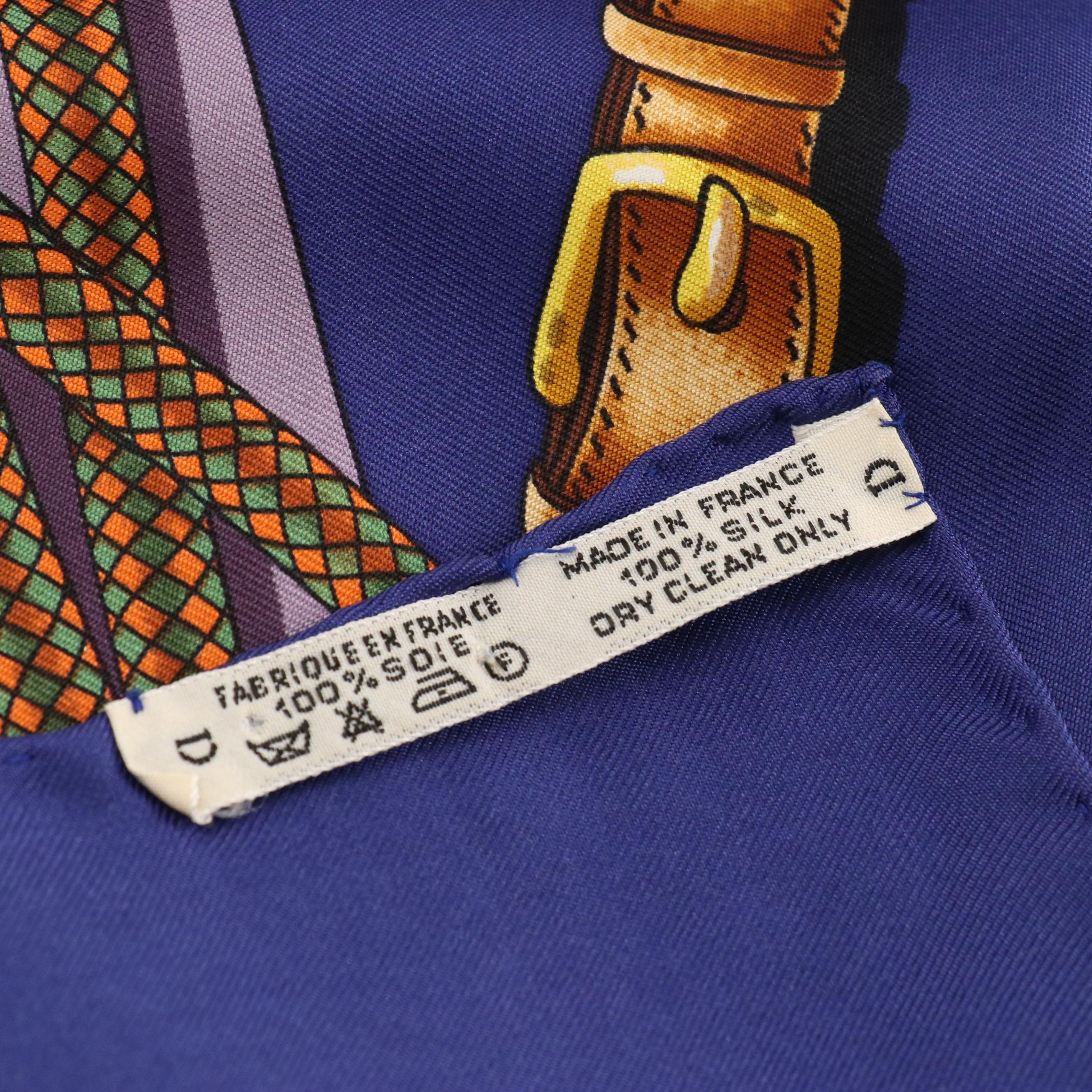 Hermès "Festival" Silk Twill Scarf 90