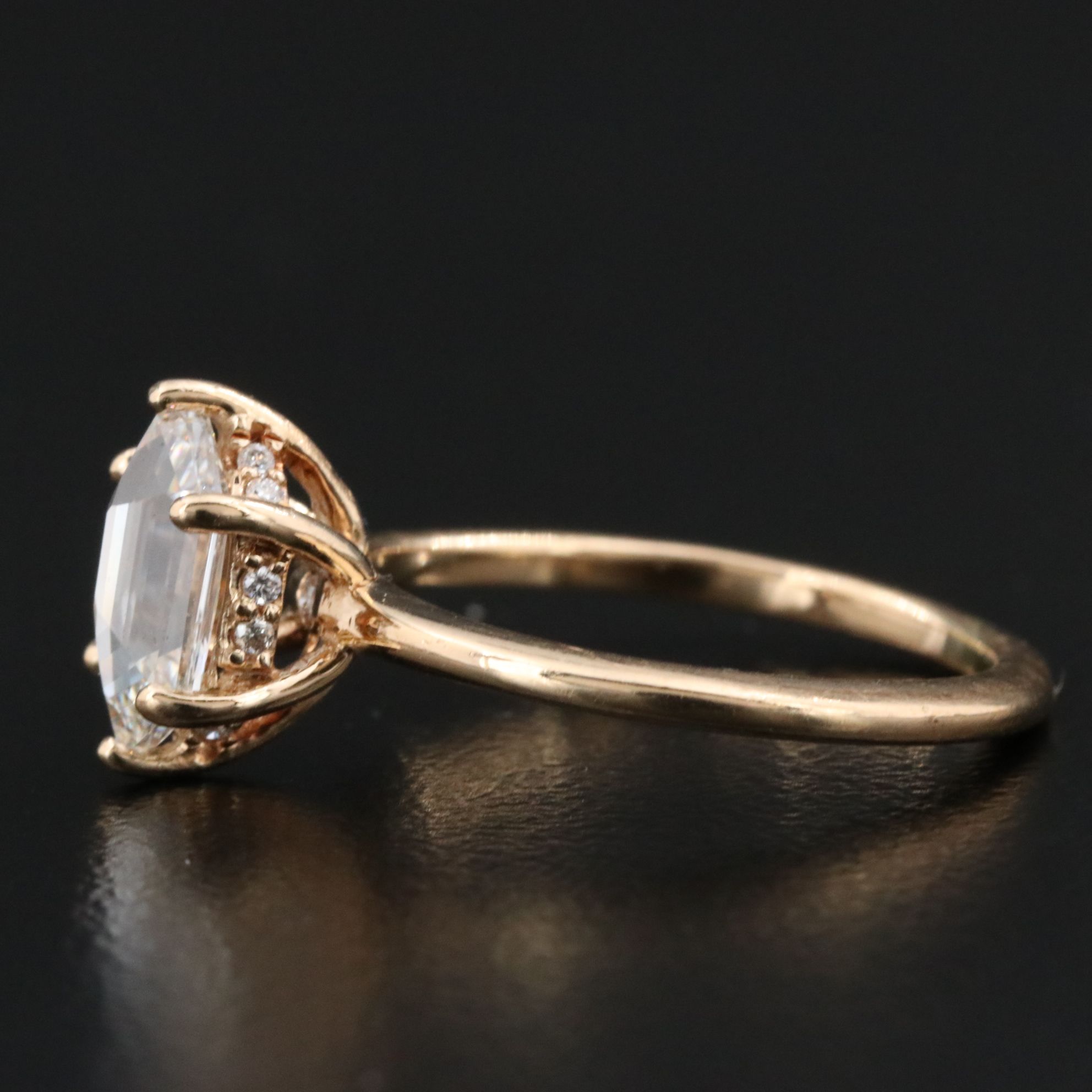 14K 1.07 CTW Diamond Solitaire Ring with Online GIA Report