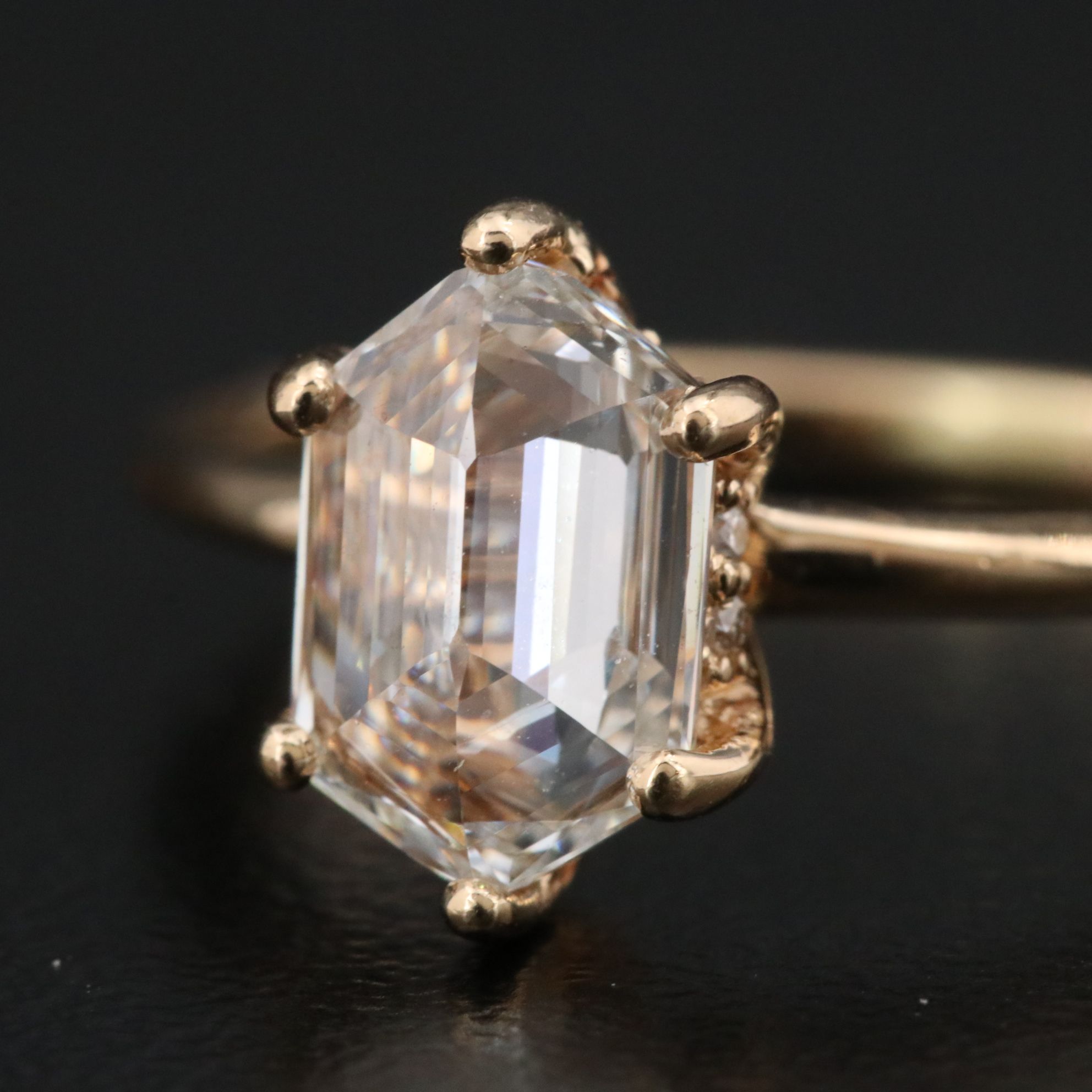 14K 1.07 CTW Diamond Solitaire Ring with Online GIA Report