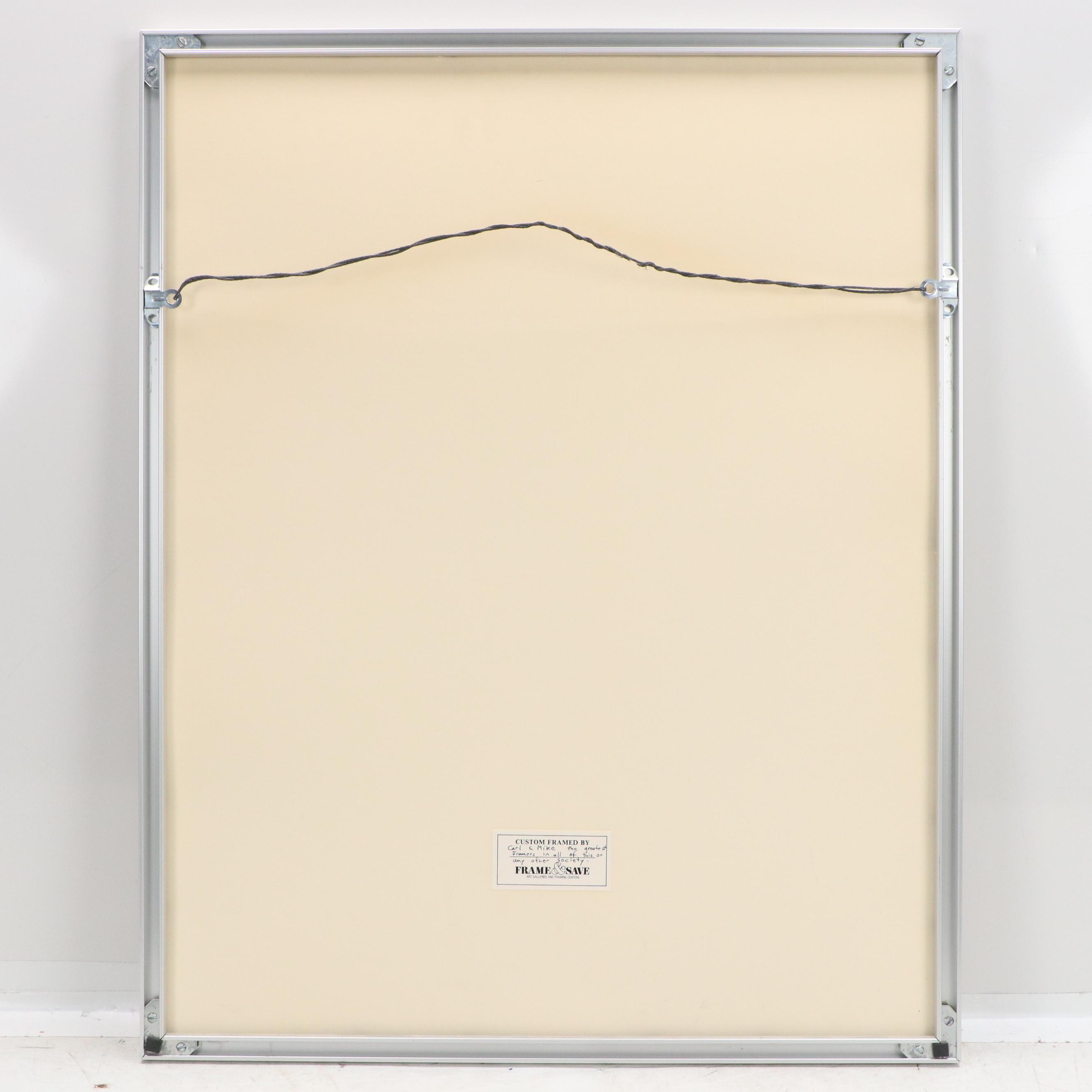 Robert Fabe Offset Lithograph "Sycamore Hill," Late 20th Century