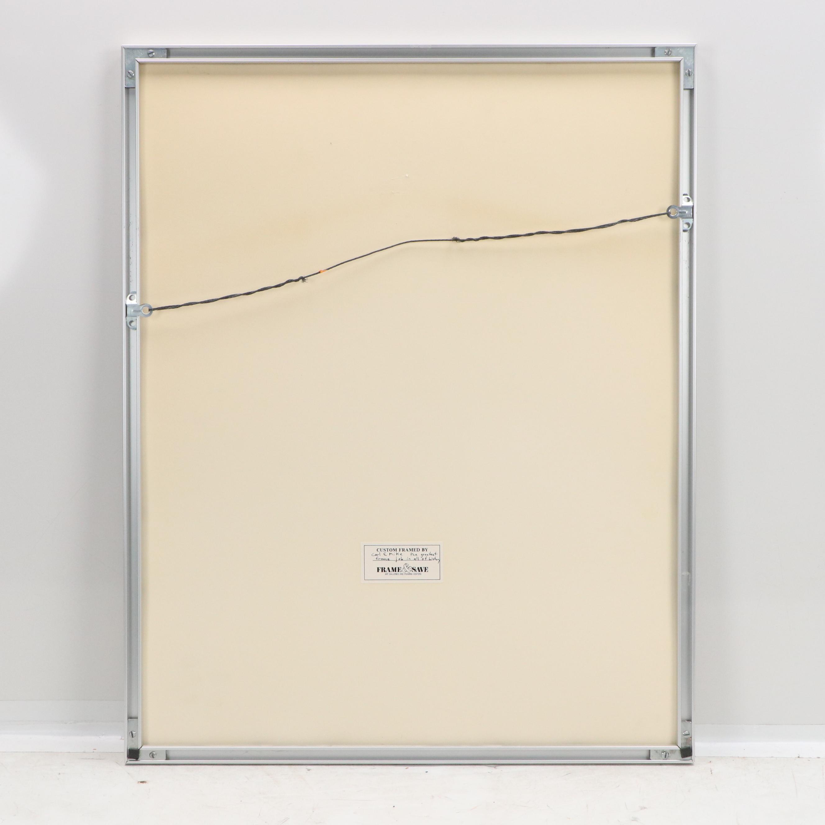 Robert Fabe Offset Lithograph "Winter Morning," Late 20th Century