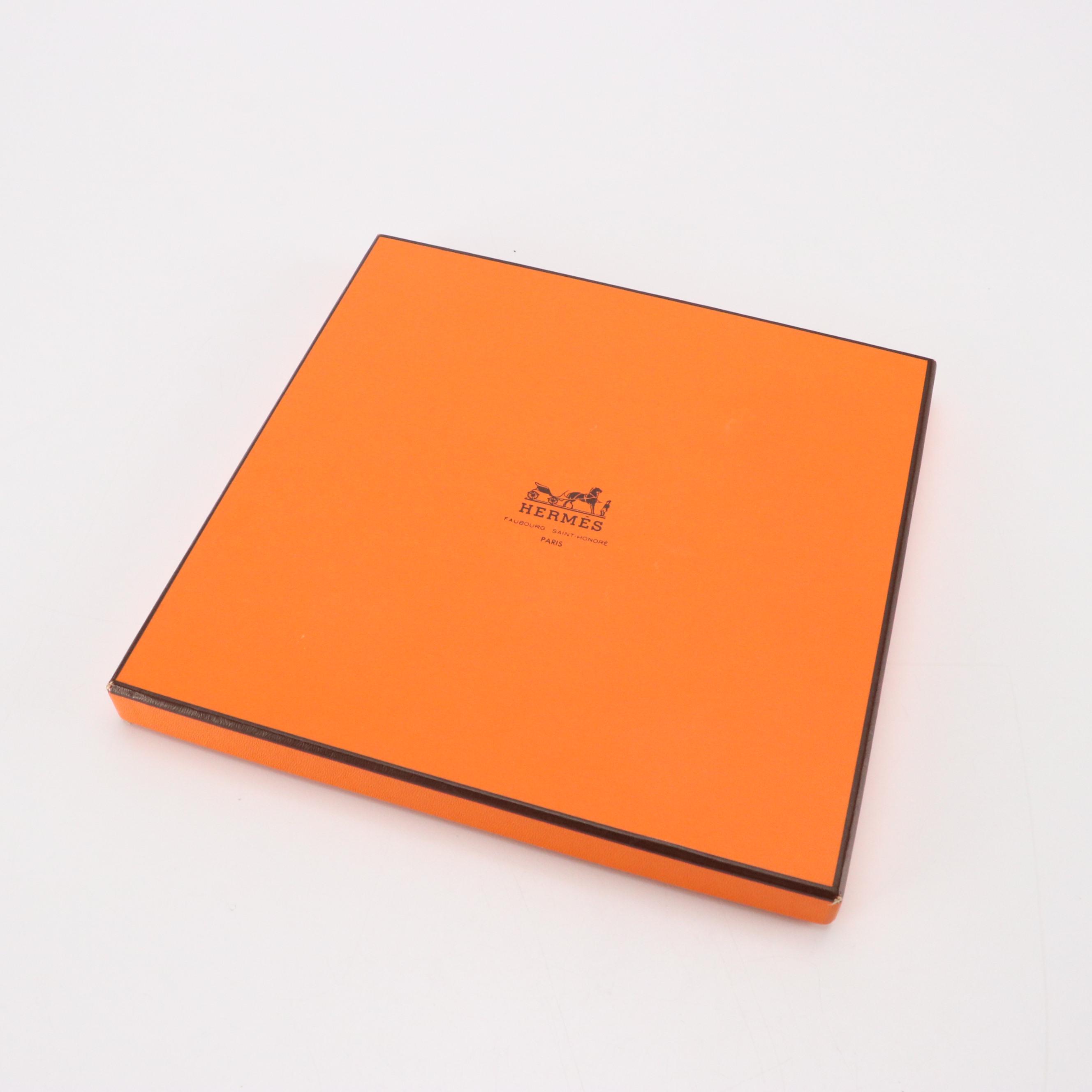 Hermès "Equateur" Silk Twill Scarf 90 in Box