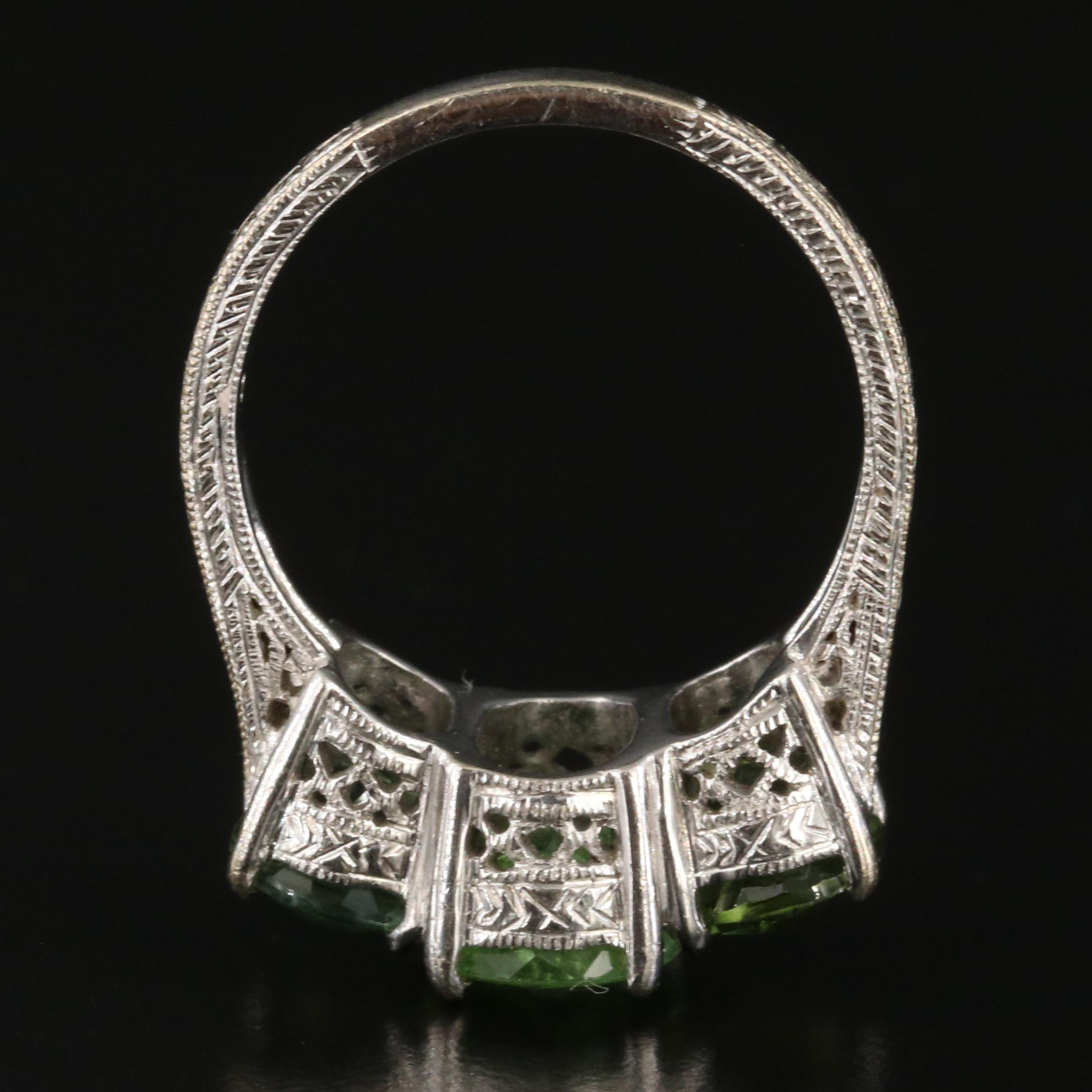 18K Tourmaline and Diamond Ring