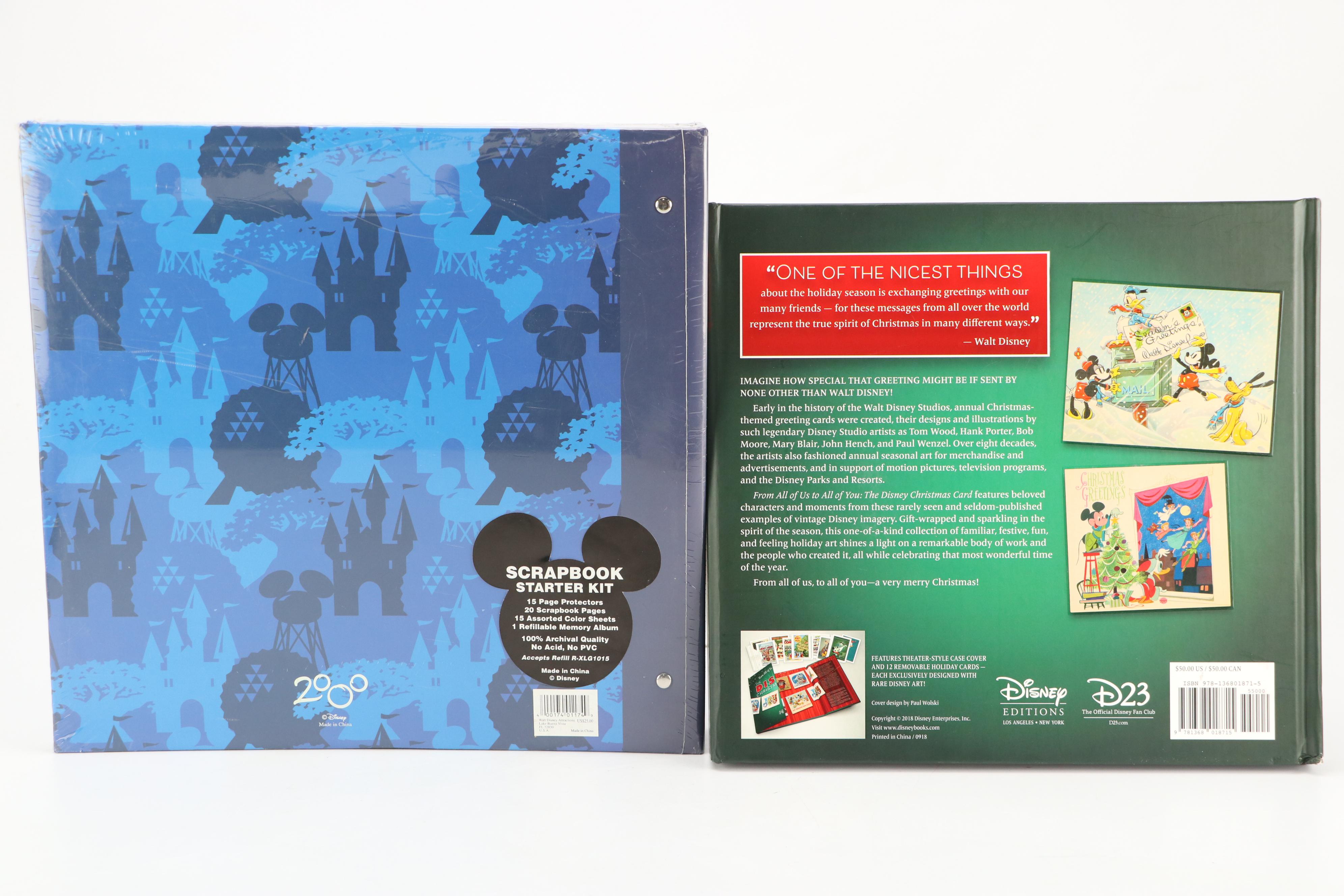 Disney and Mickey Mouse Themed Picnic Blanket, Photo Album, Scrapbook and Throw