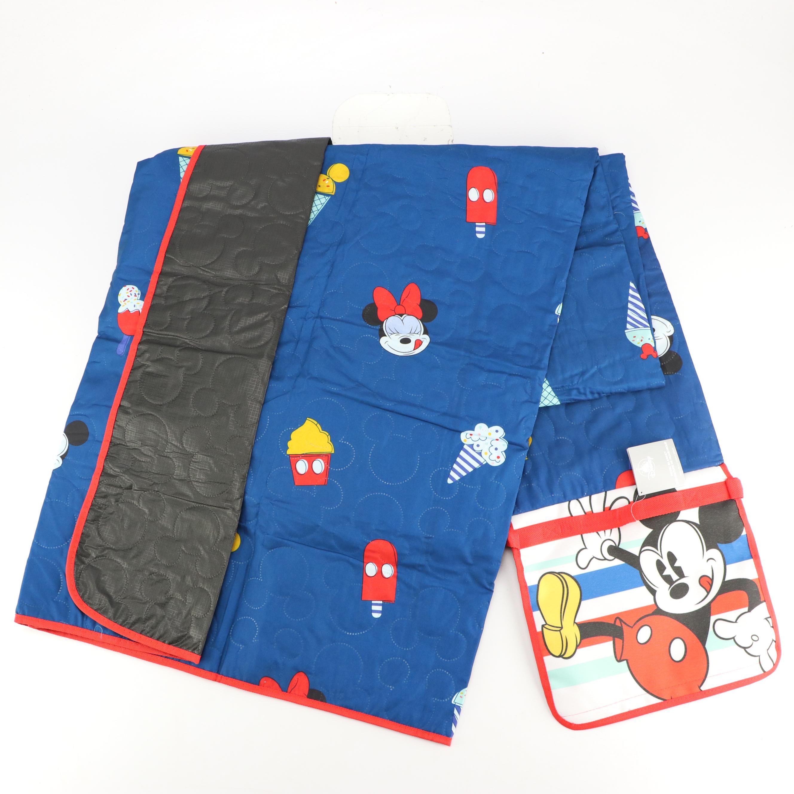 Disney and Mickey Mouse Themed Picnic Blanket, Photo Album, Scrapbook and Throw