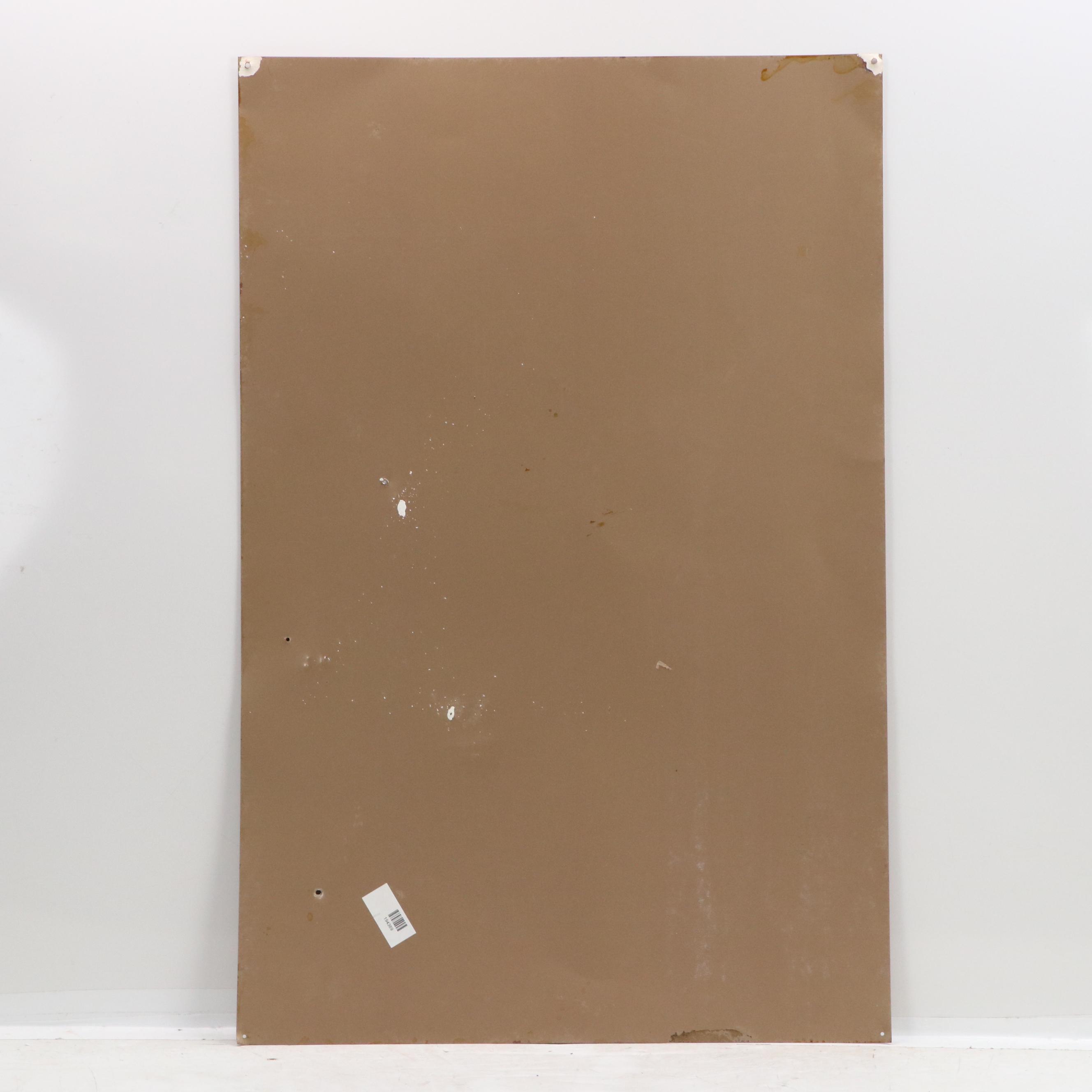 Metal Sign Poster Advertising Wood and Ward "Two Merry Tramps" Show