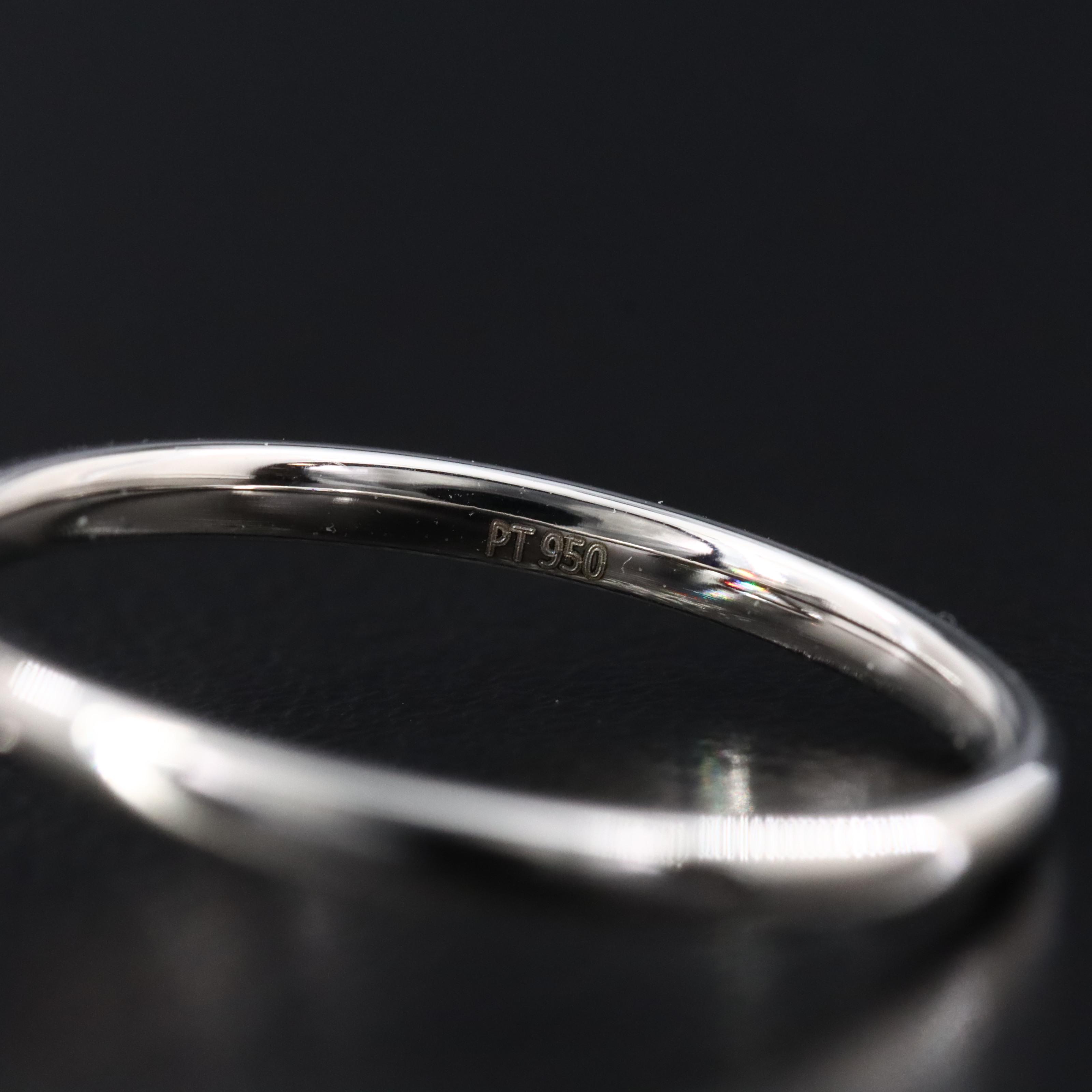 Platinum 5.05 CT Lab Grown Diamond Solitaire Ring with IGI Report