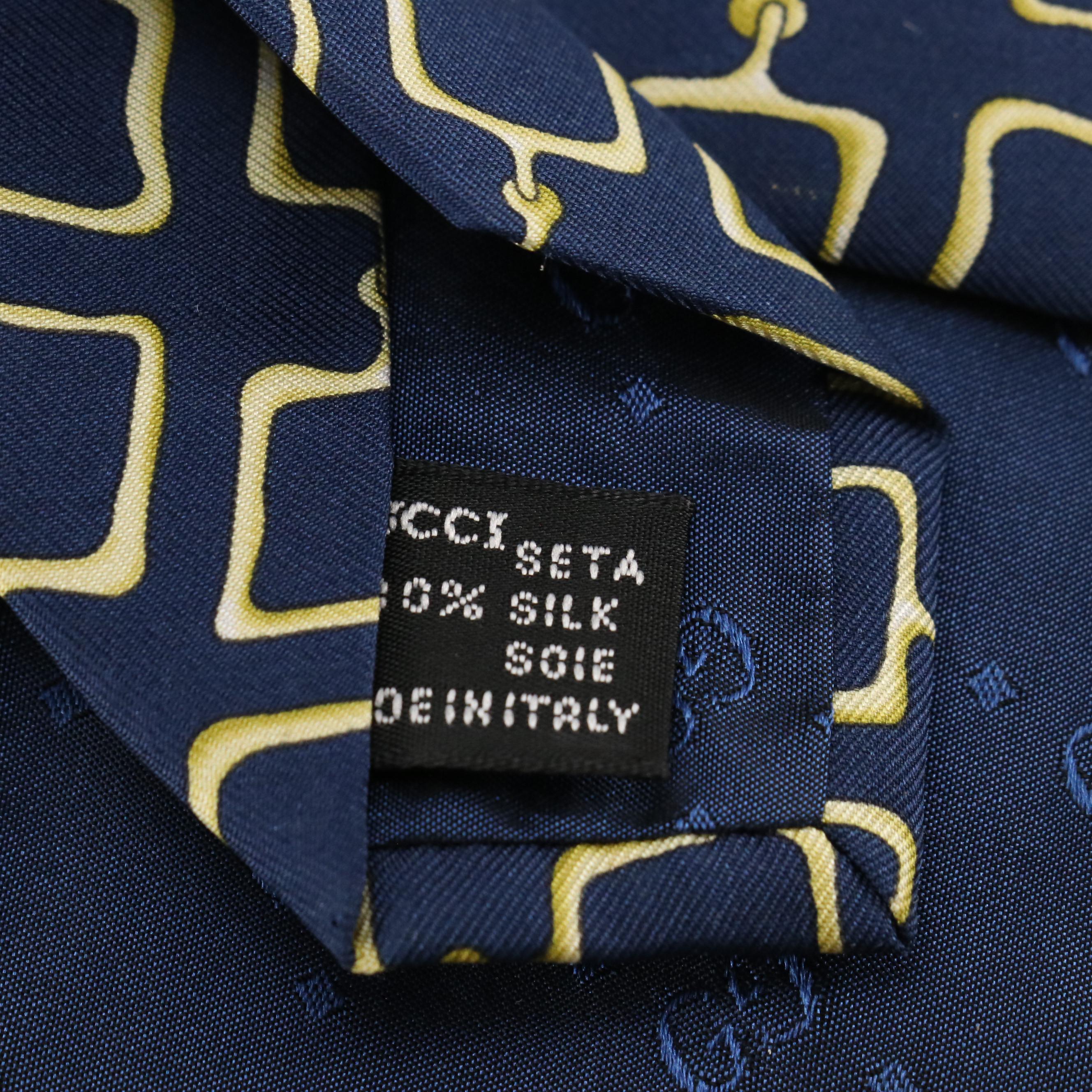 Gucci Horsebit Motif Silk Necktie