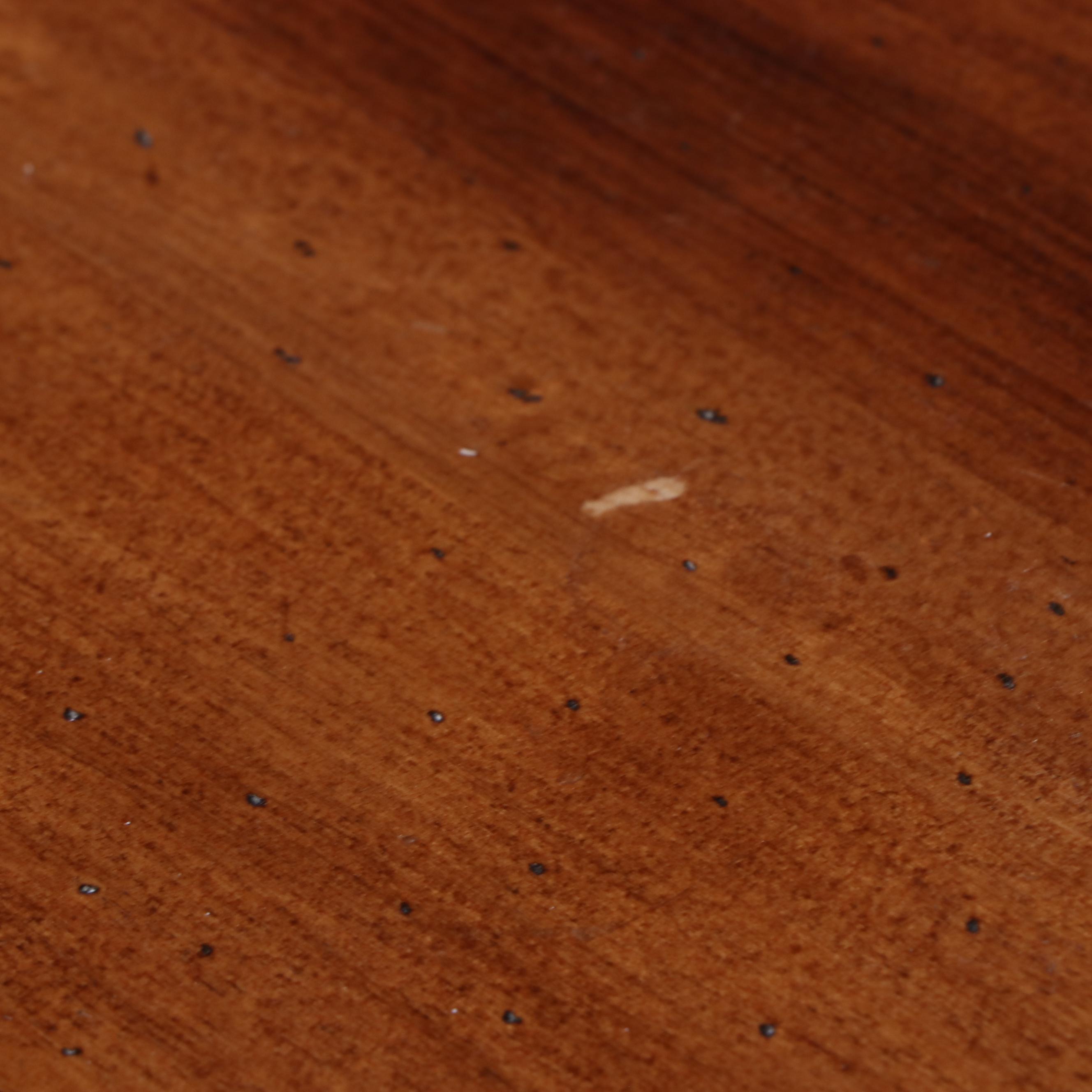 Shaker Style Walnut Finish Media Console Table