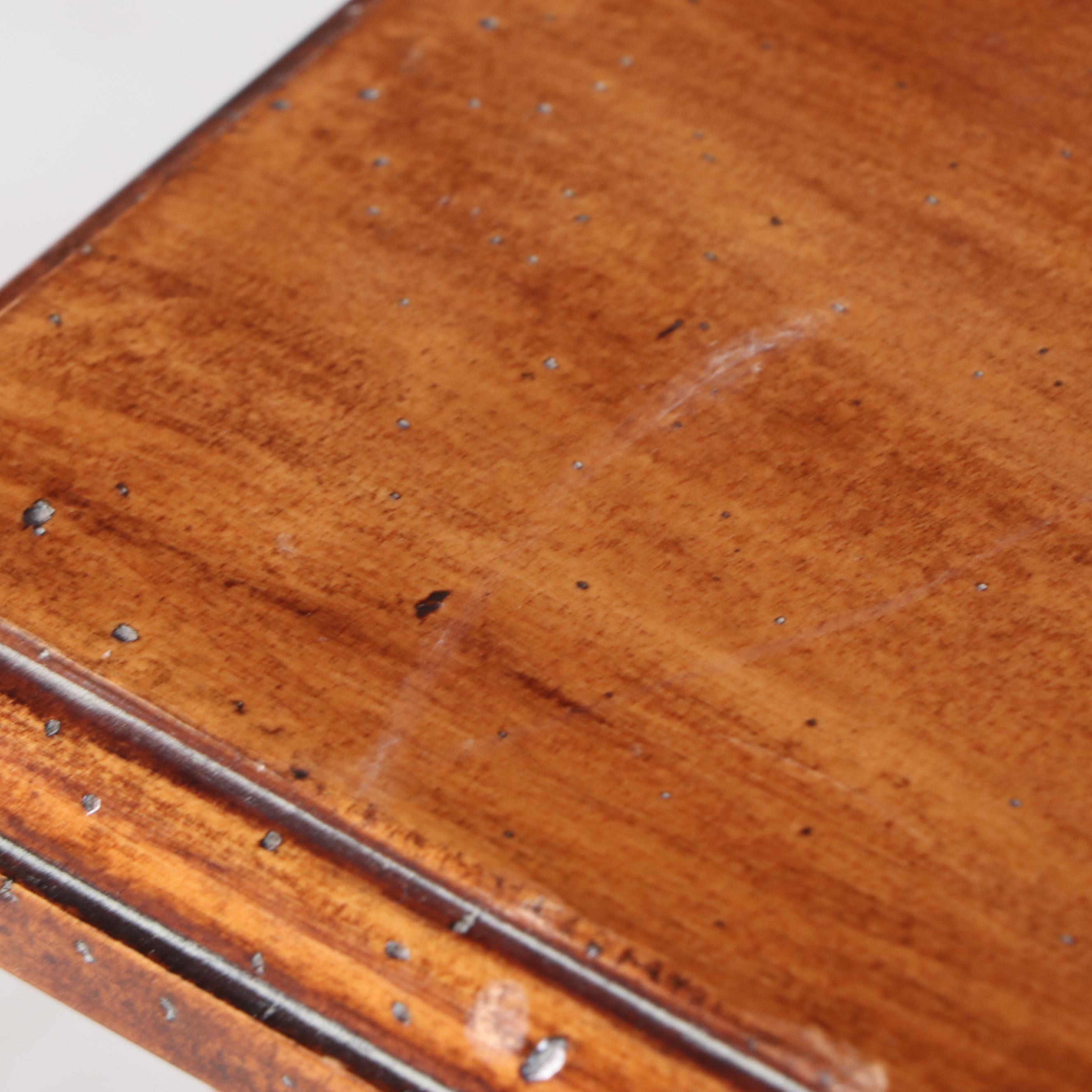 Shaker Style Walnut Finish Media Console Table