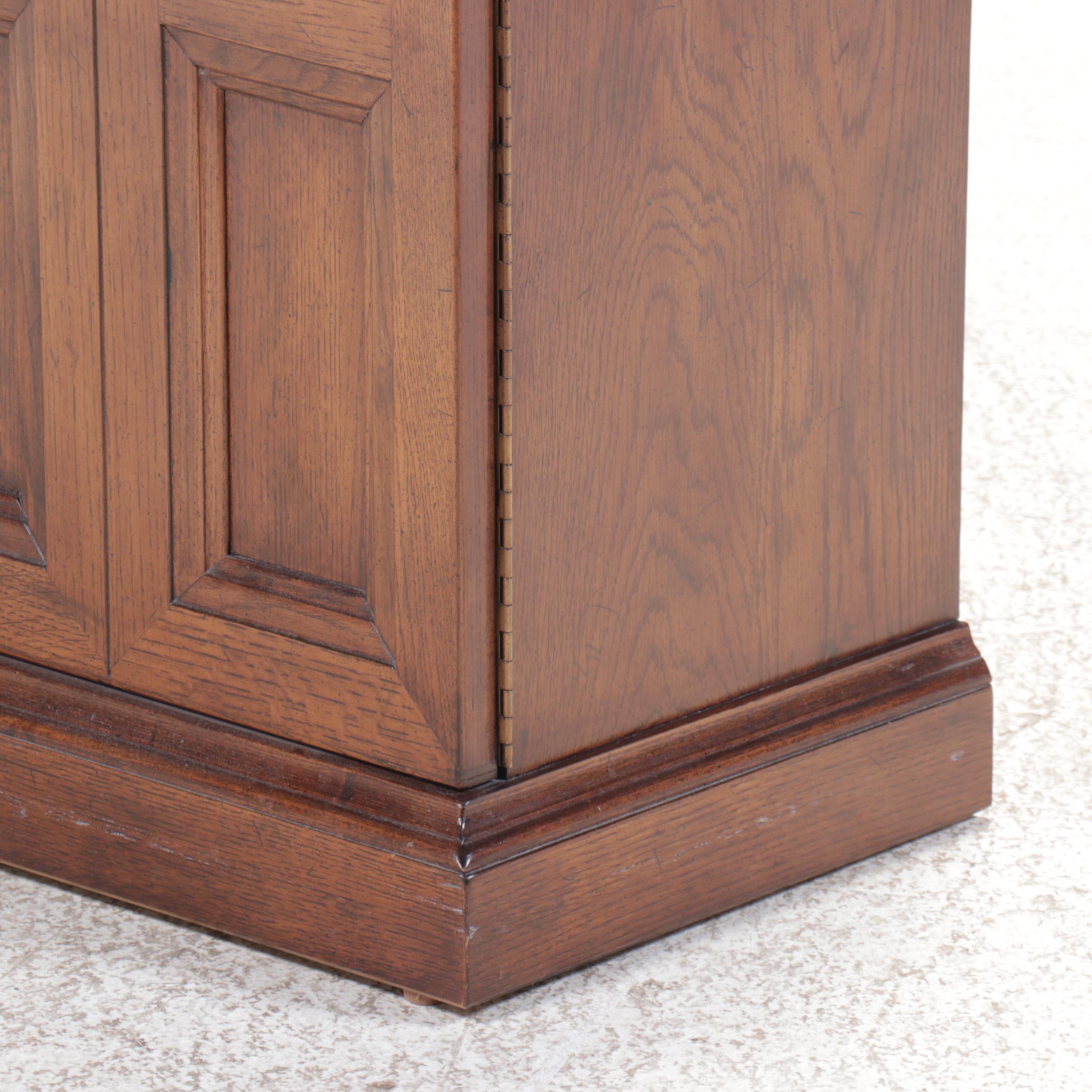 Henredon Mahogany Sideboard with Glass Top