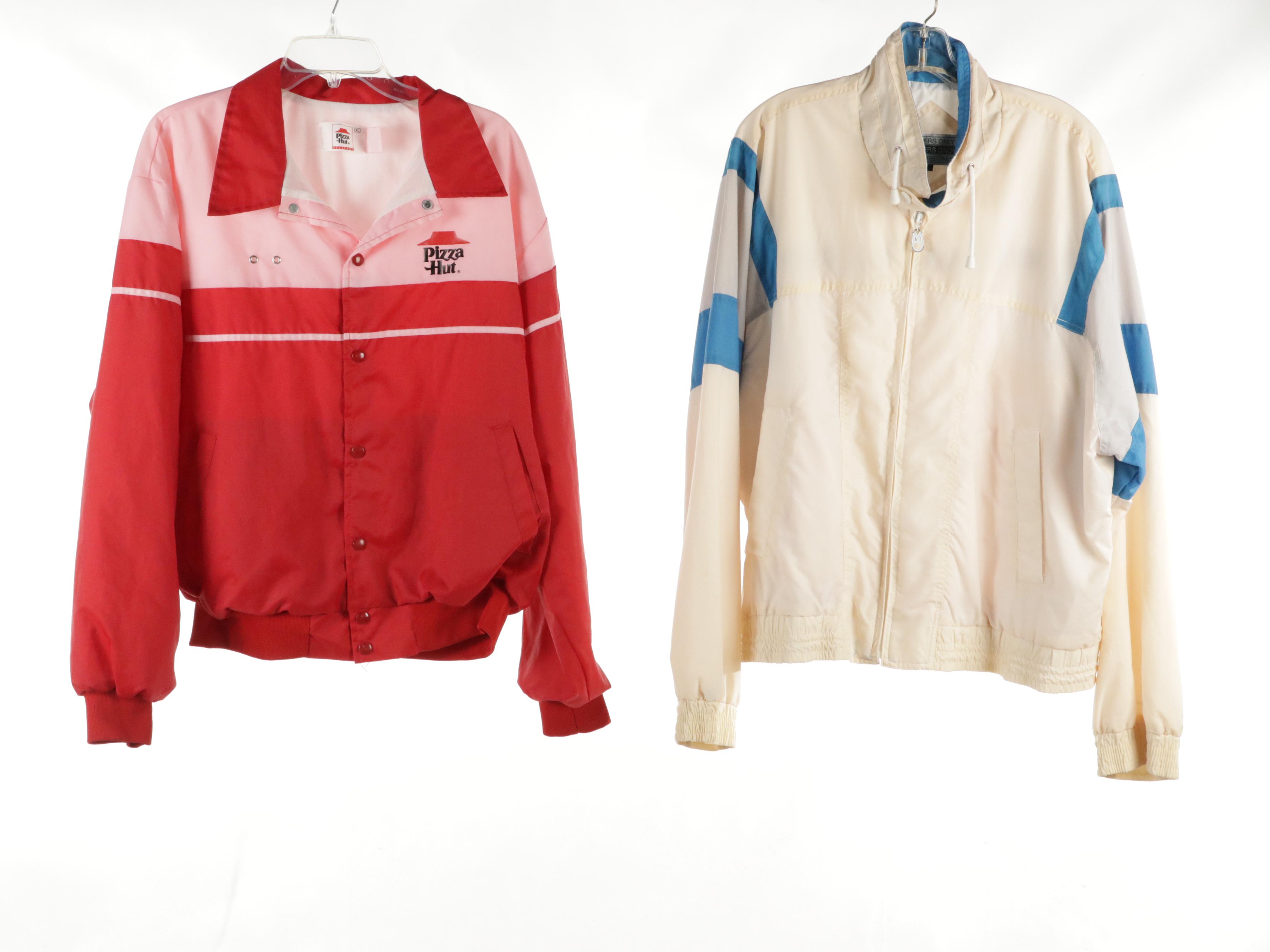 Men's Vintage Pizza Hut Delivery Jacket, Members Only Windbreaker, More Jackets