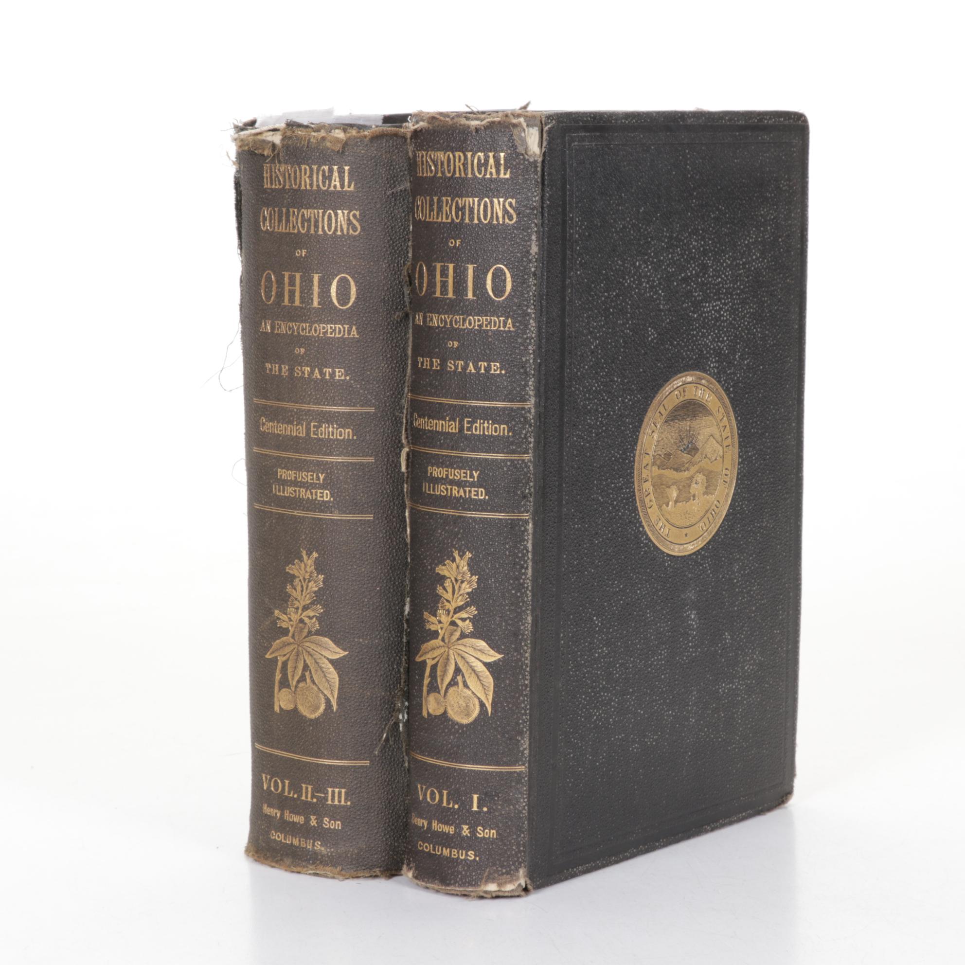 "Historical Collections of Ohio" Centennial Edition Three Volumes in Two, 1889