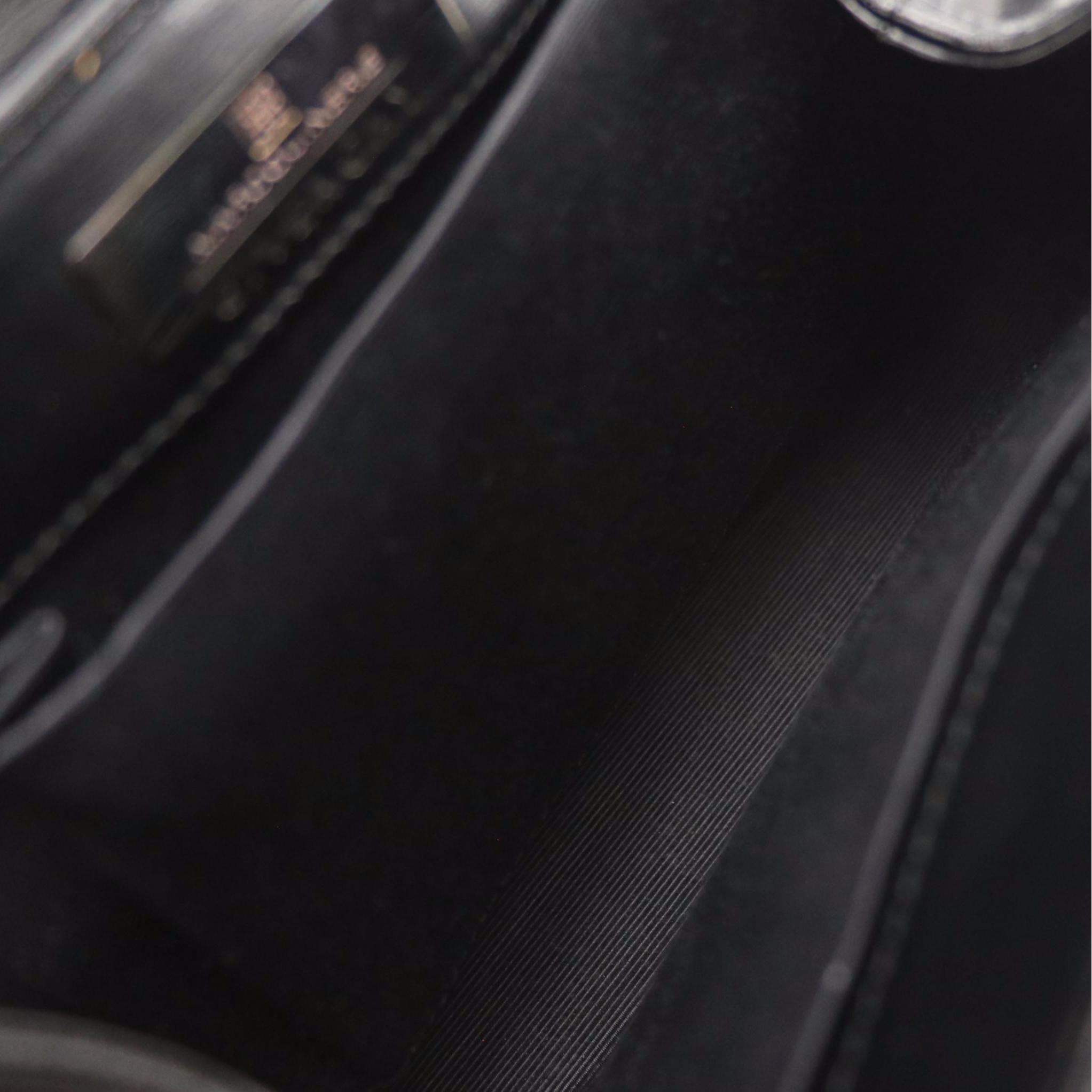 Givenchy Maroquinerie Top Flap Handbag in Black Leather