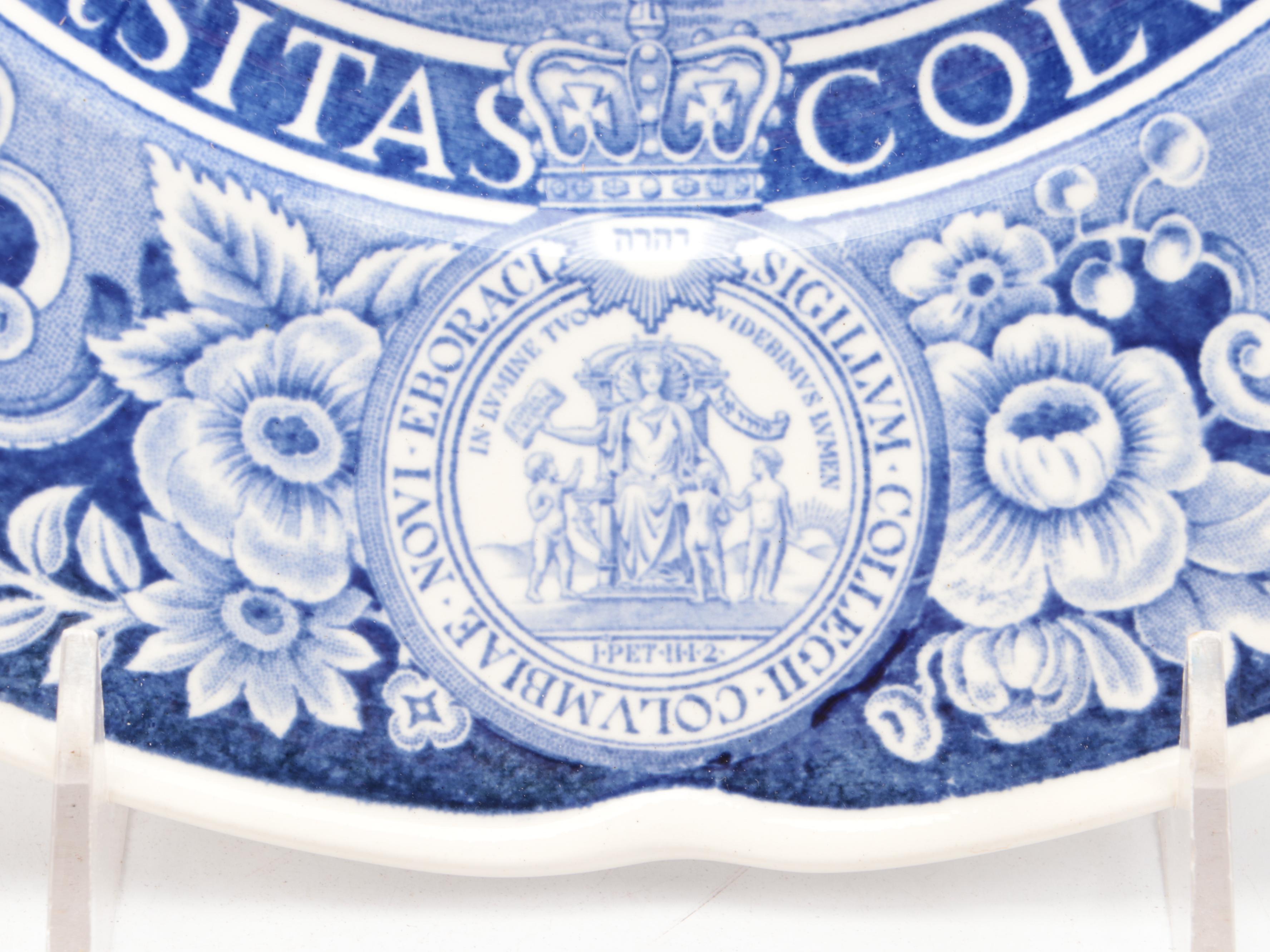 Nicholas Murray Butler for Wedgwood Columbia University Plates