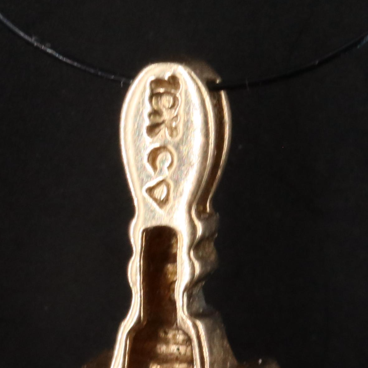 10K Ruby and Diamond Heart Pendant