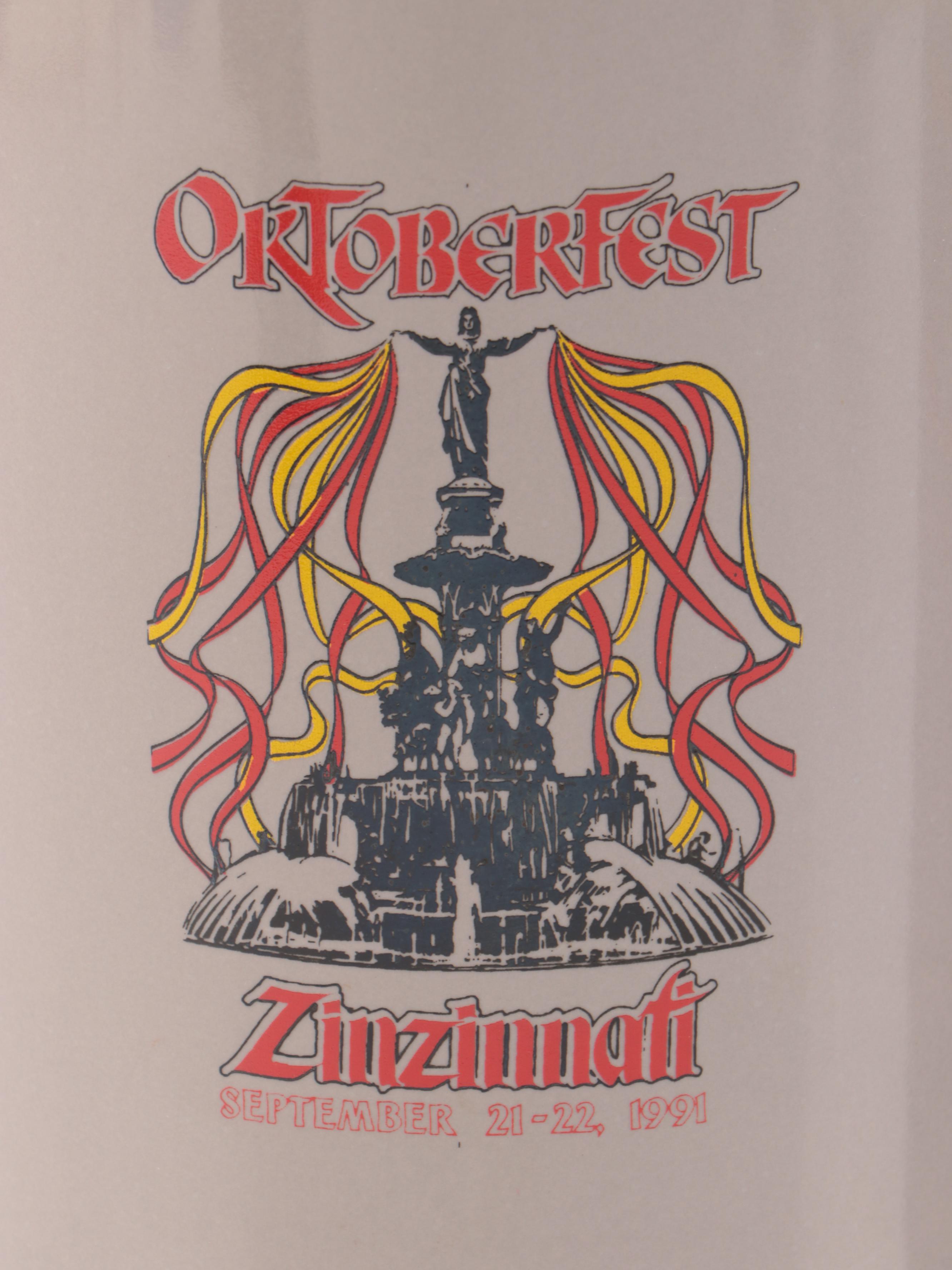 Commemorative Oktoberfest and Other Ceramic Tankards
