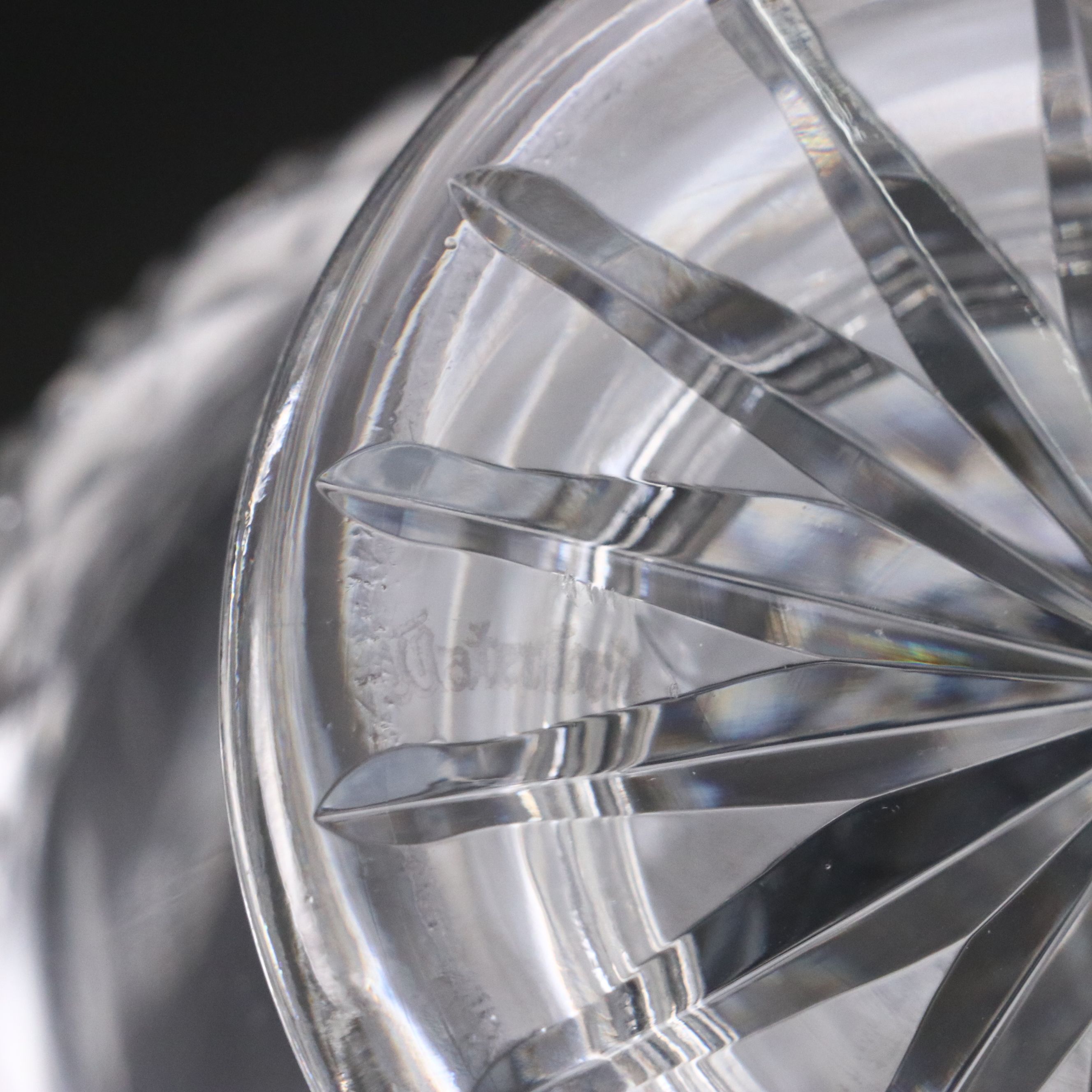 Waterford Crystal "Colleen" Decanter with Other Champagne Flutes