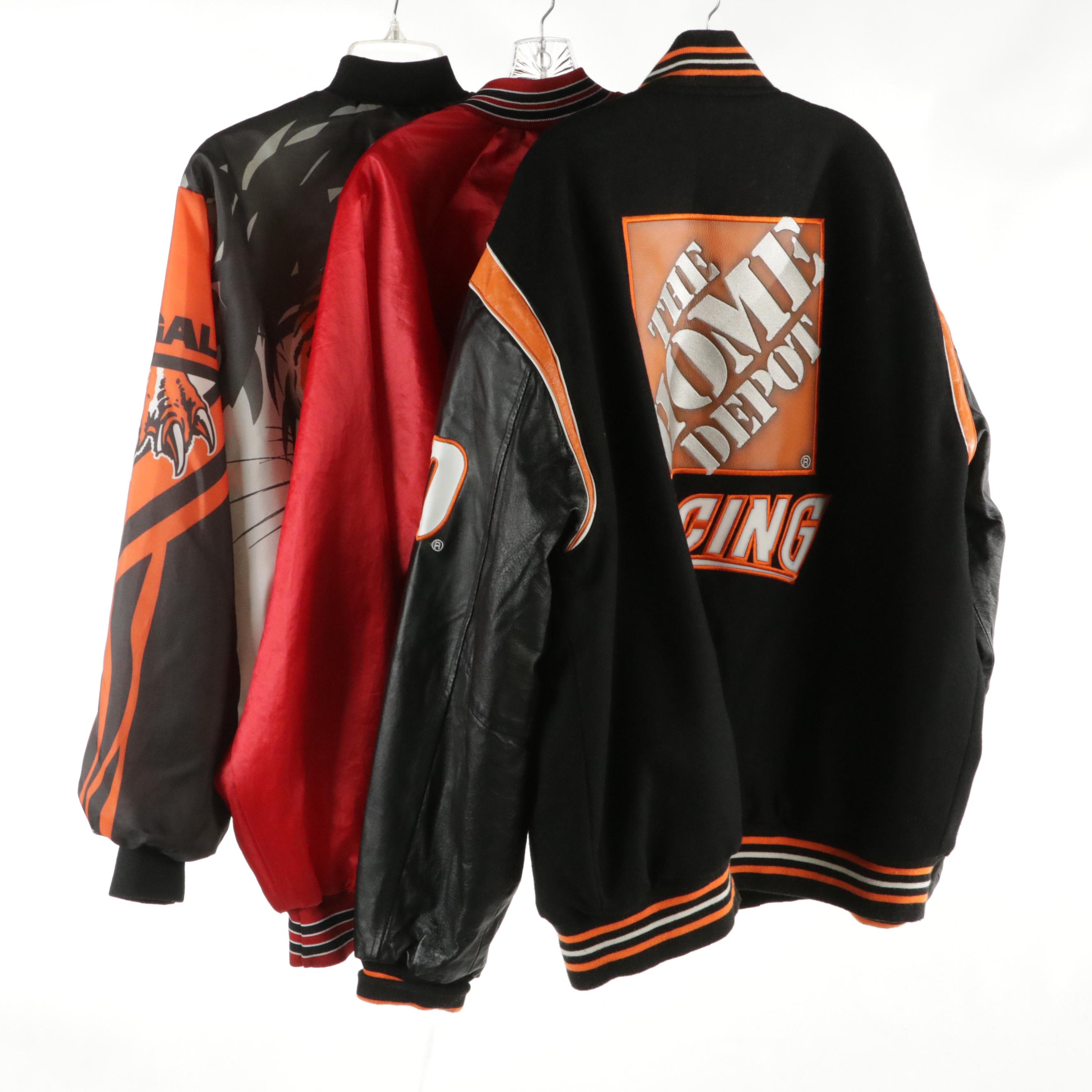 Men's Cincinnati Bengals, Louisville Cardinals and NASCAR Racing Bomber Jackets