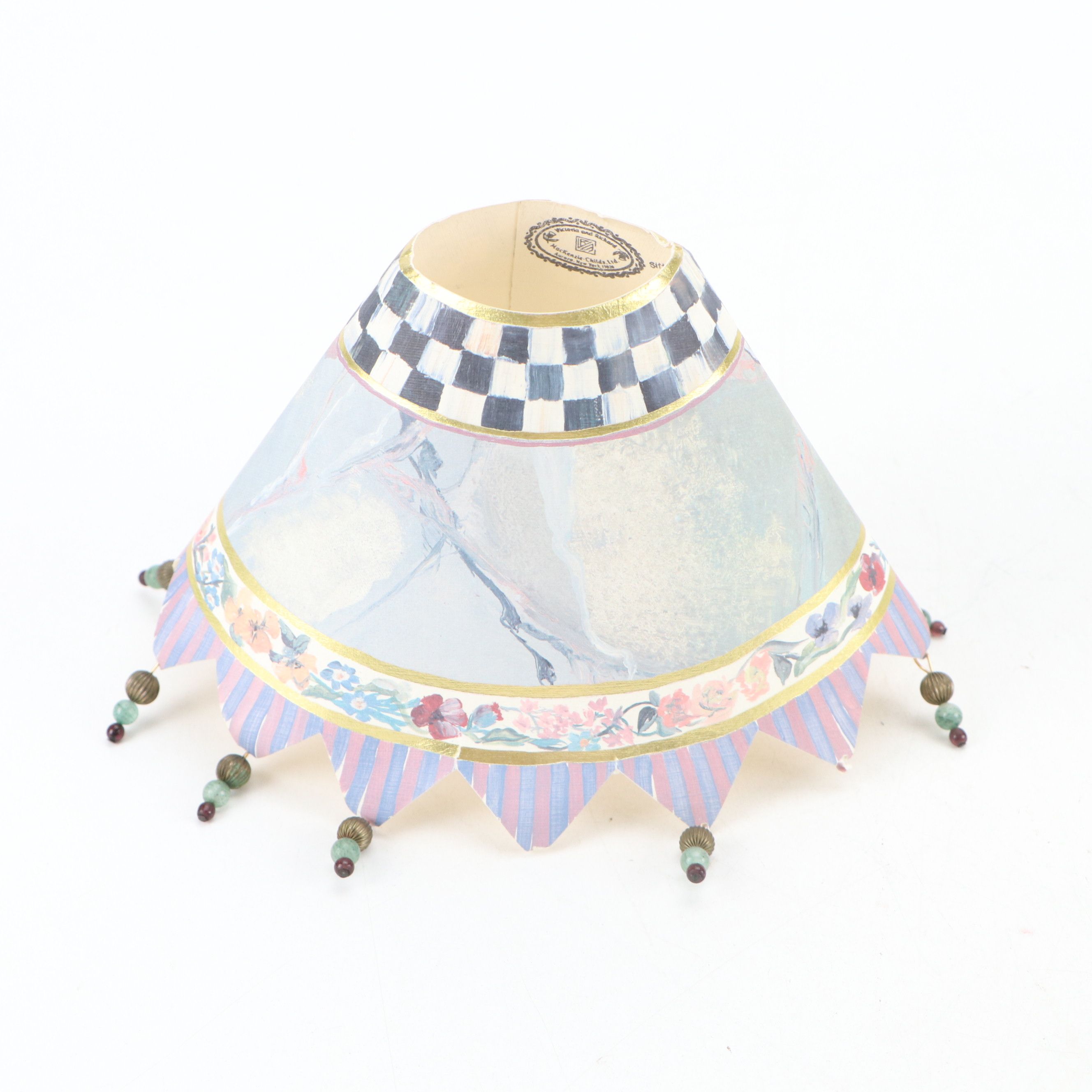 MacKenzie-Childs Beaded Paper Lampshades