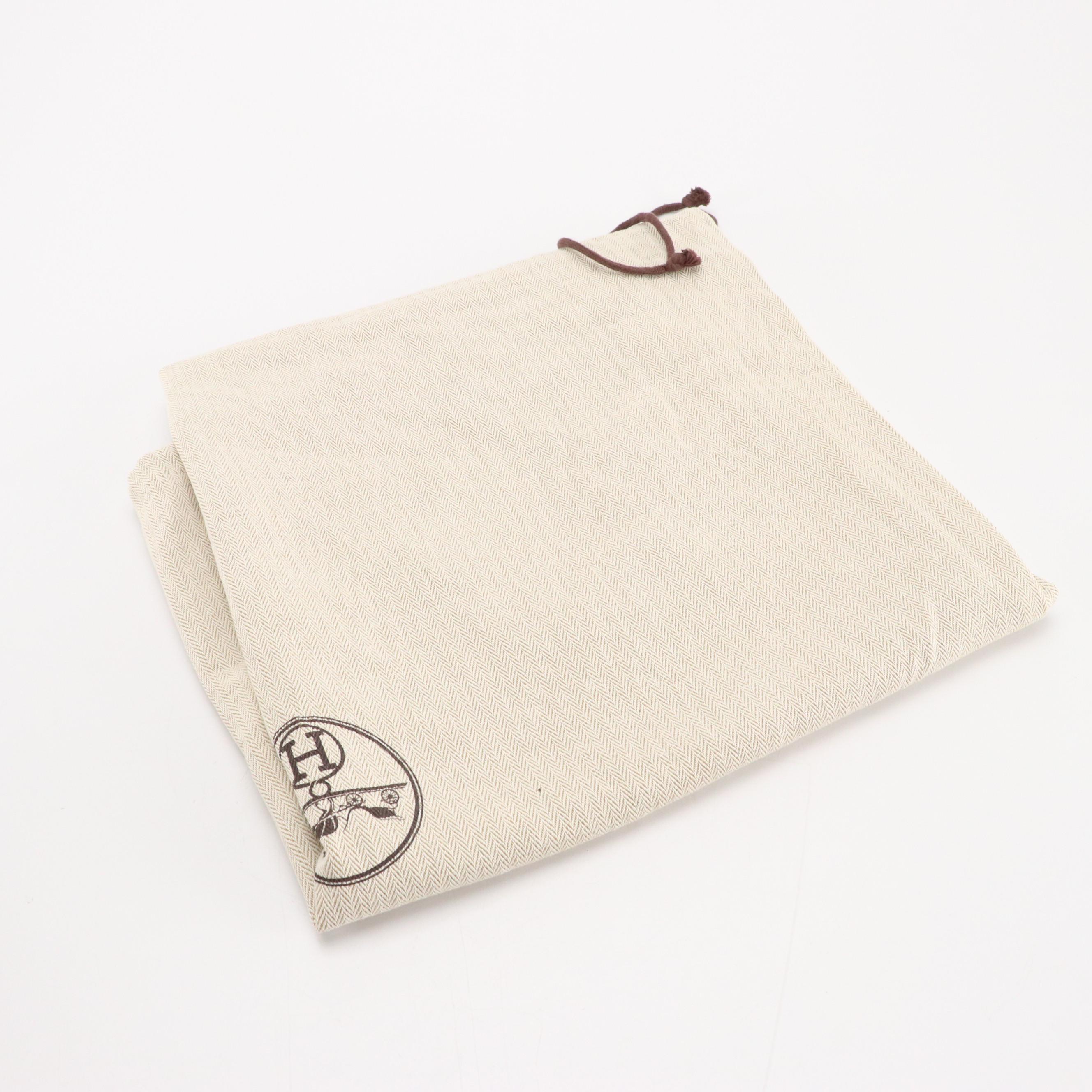 Hermès H Riviera Cashmere/Wool Accent Pillow with Blanket-Stitch Edging