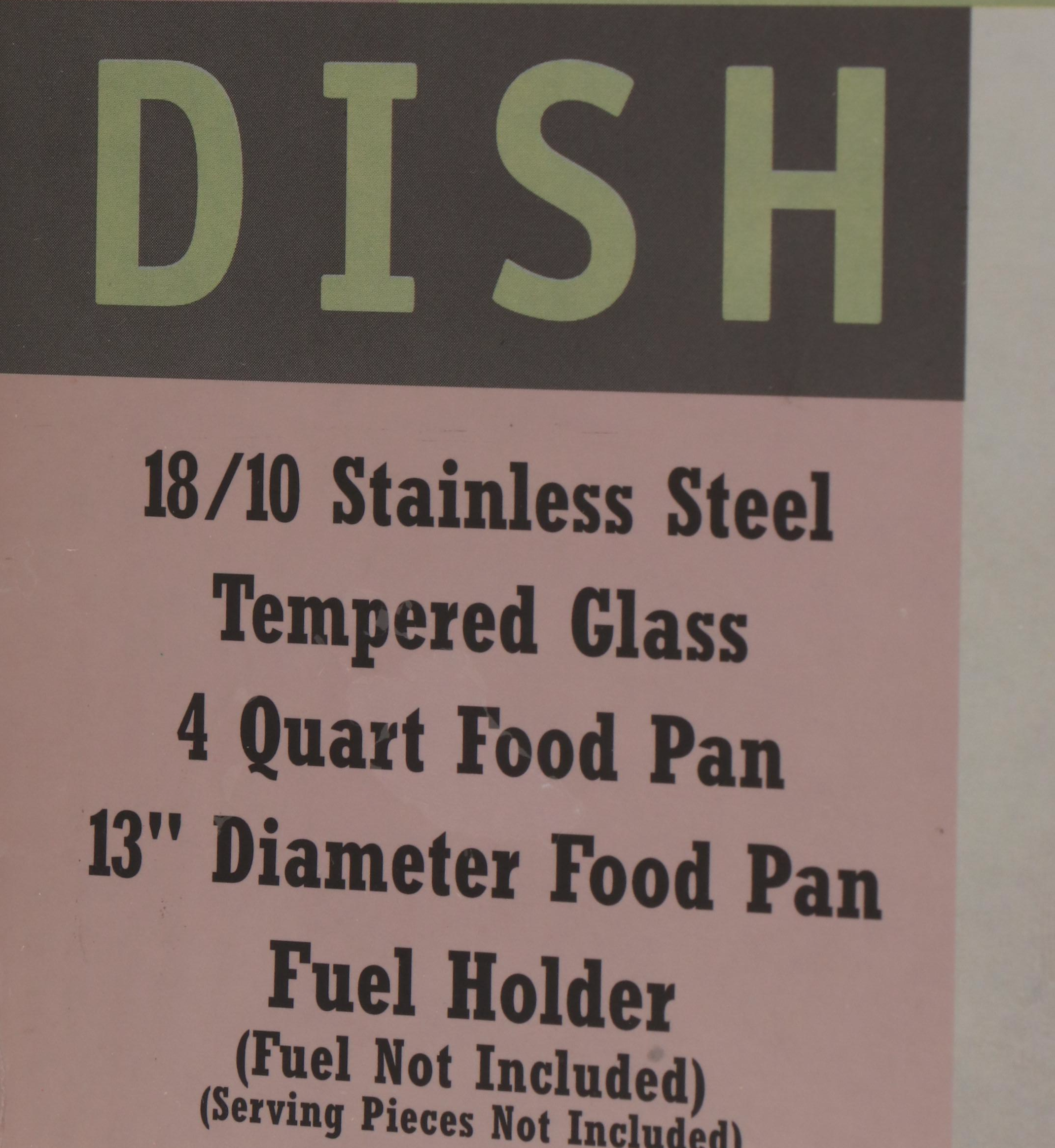 Contemporary Chafing Dish and Tiered Serving Bowls