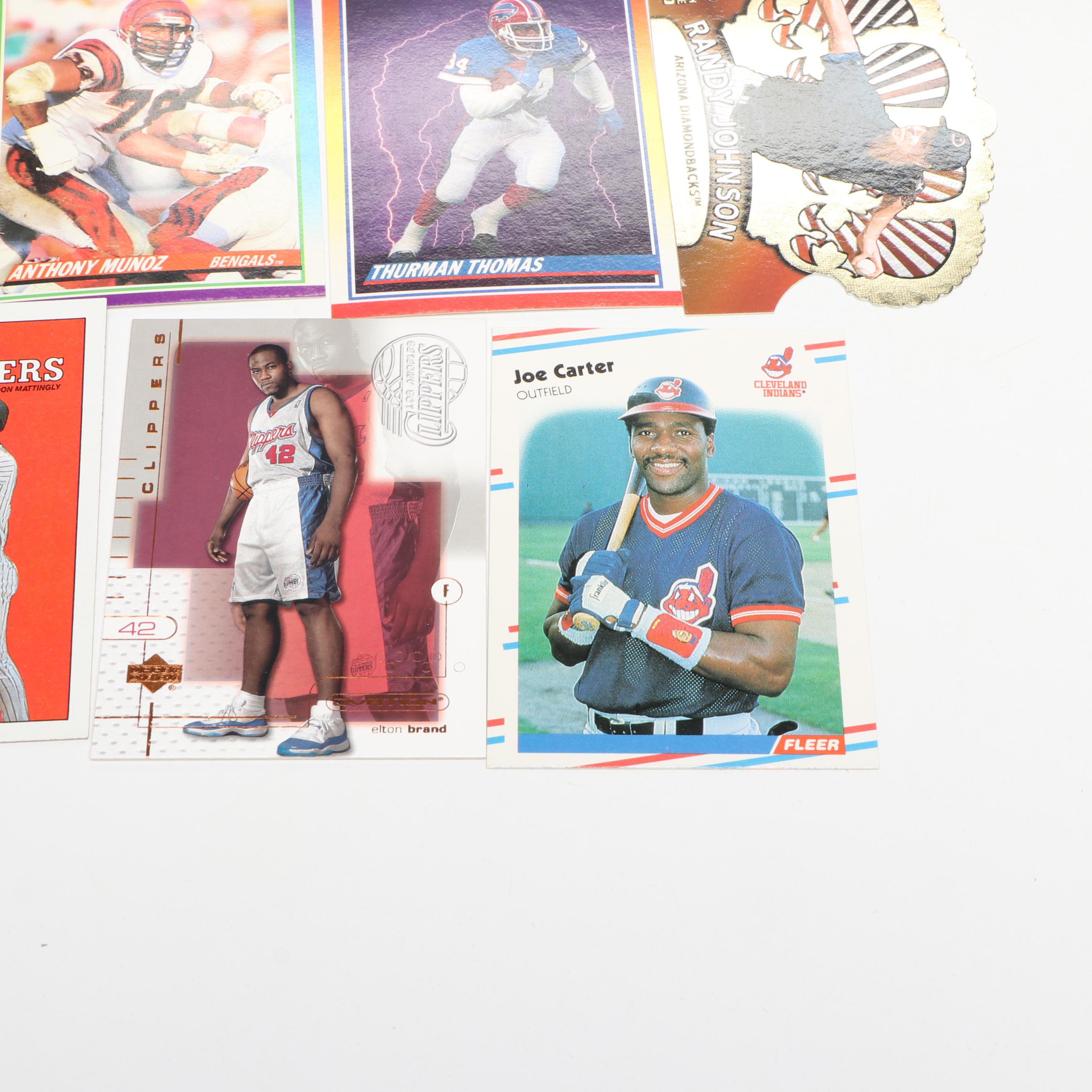 Donruss with Other Sports Cards Featuring Greg Maddux, Gary Payton and More