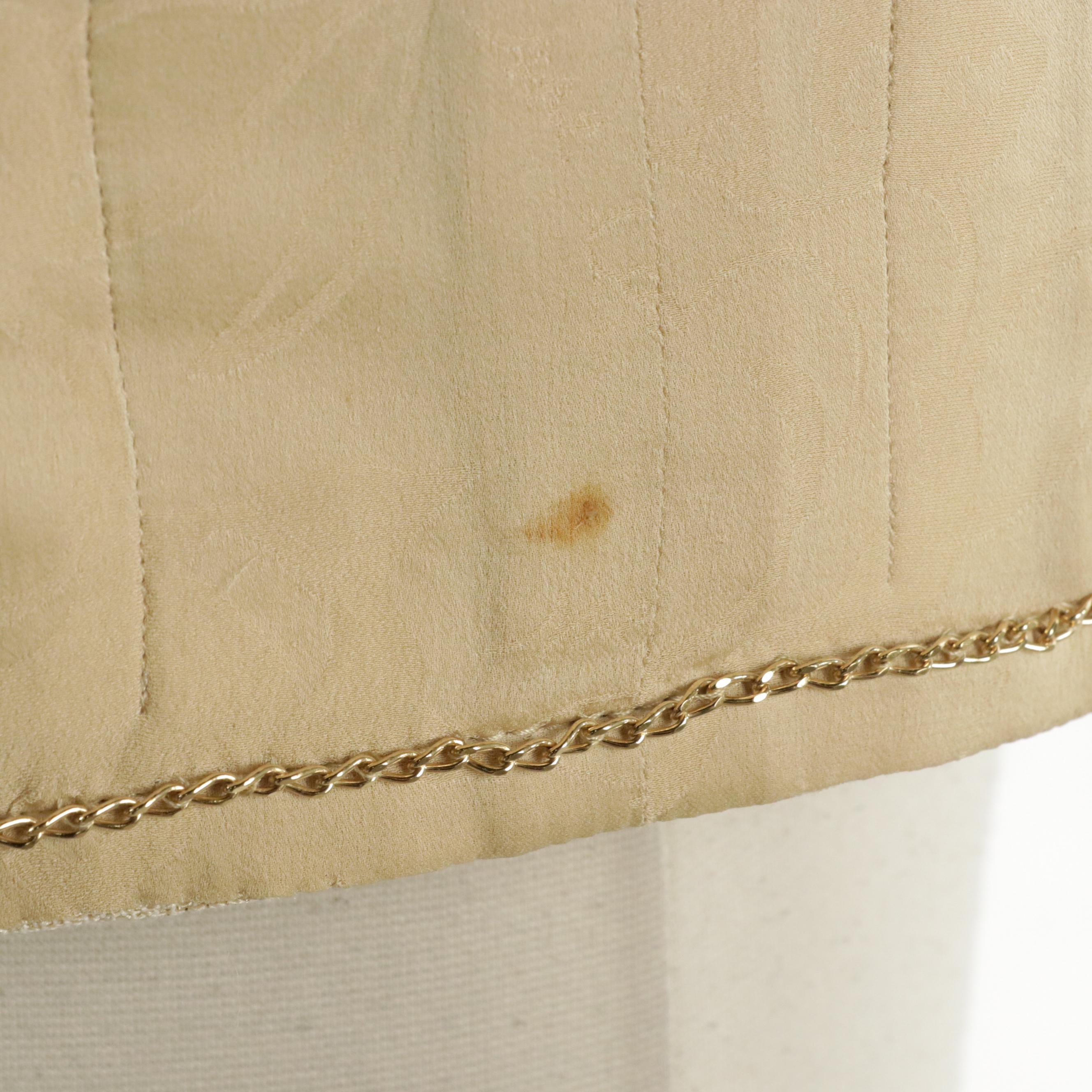 Chanel Metallic Fleck Cropped Suit Jacket