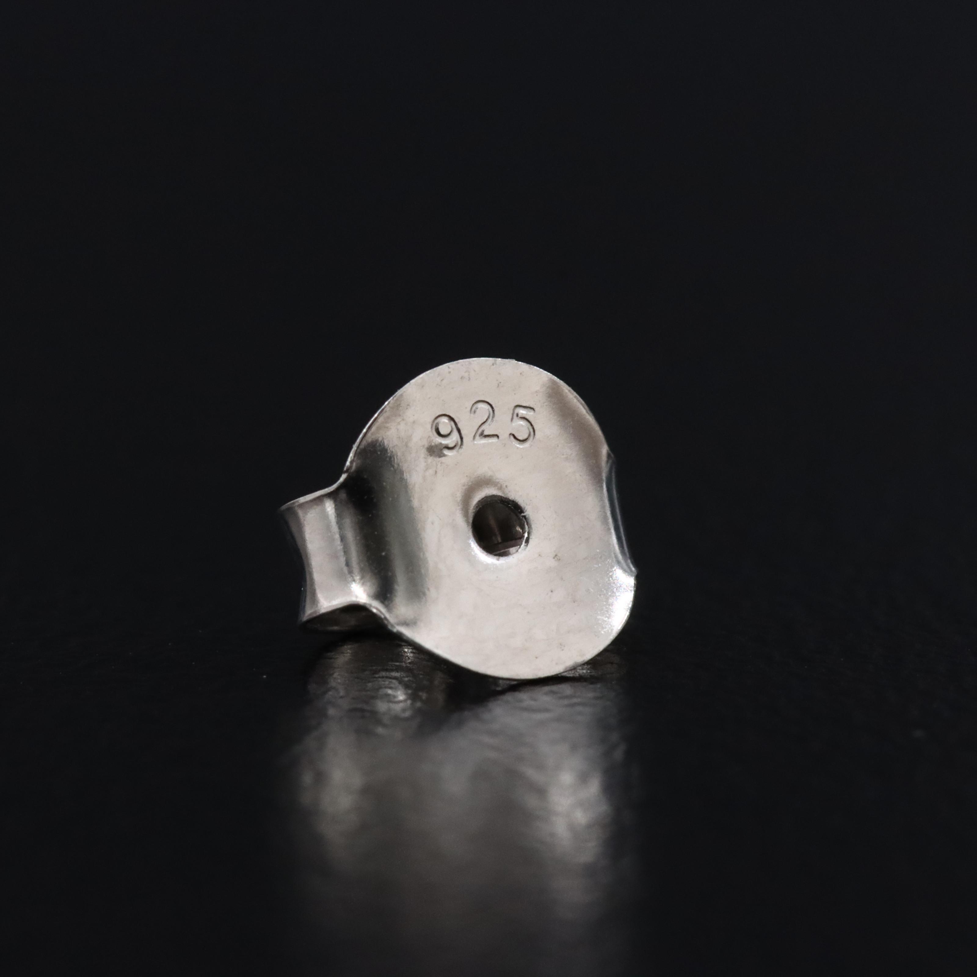 Sterling Gemstone Earrings Including Amethyst, Emerald, and Garnet