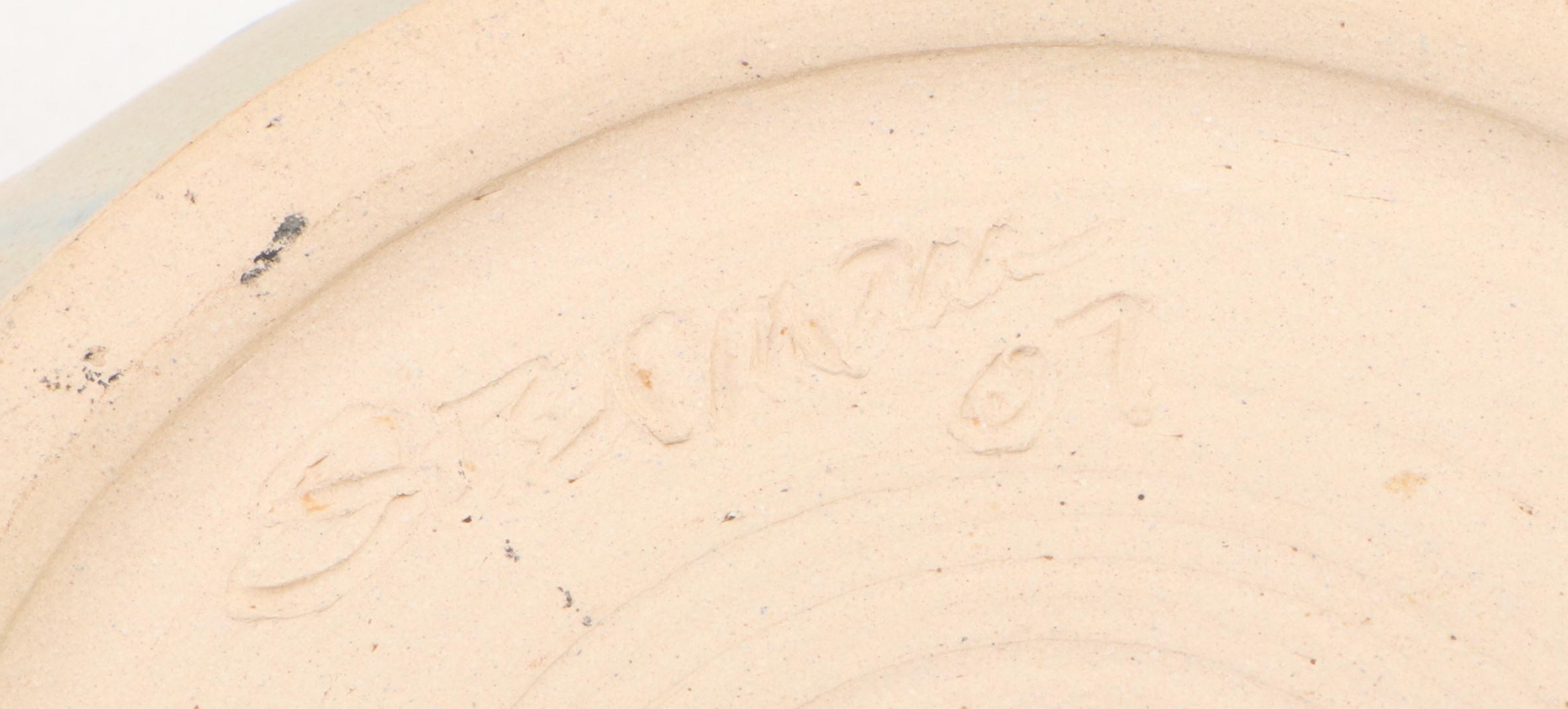 Dick Overman Handled Stoneware Bowl , 2007