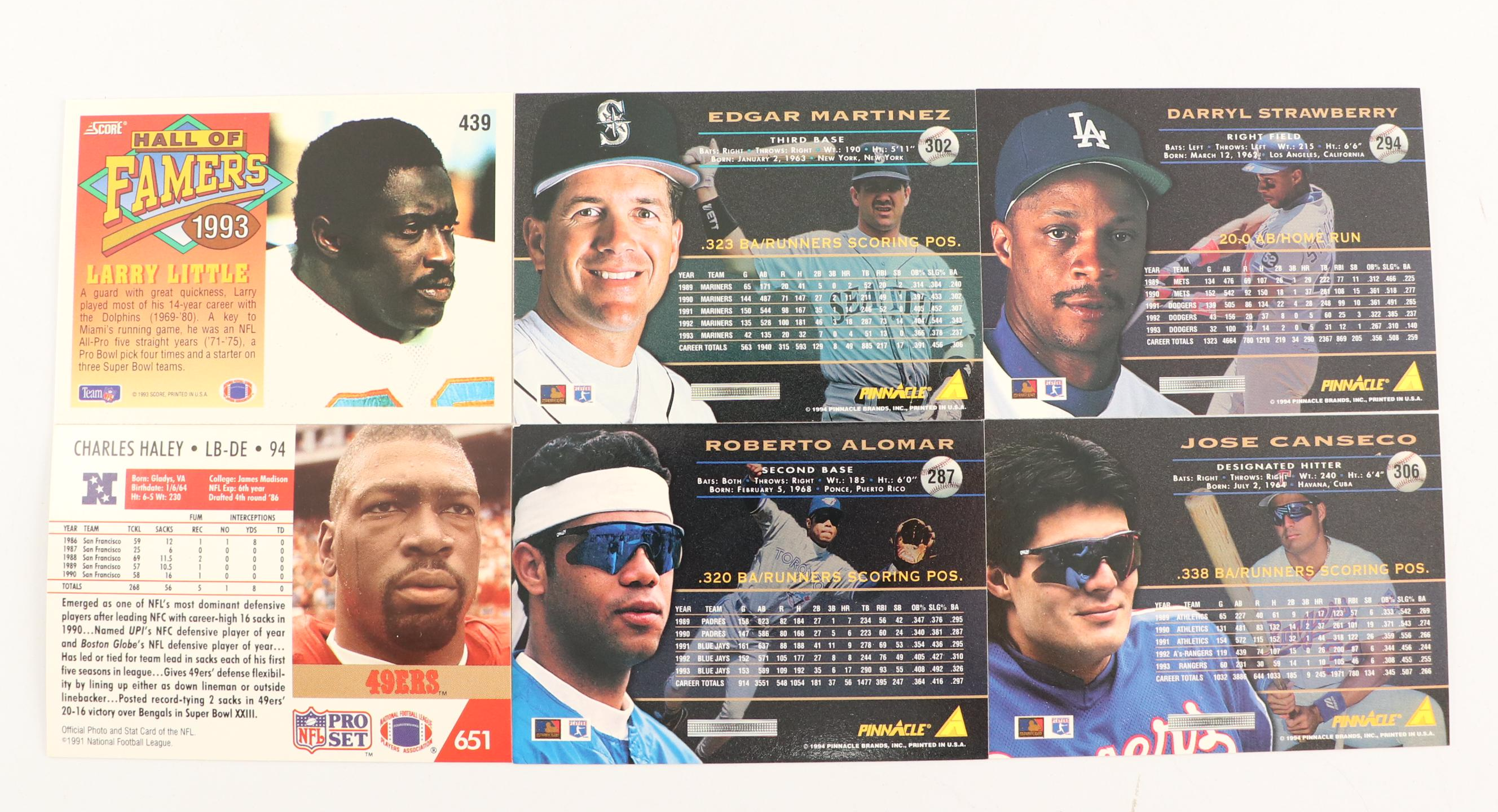 Fleer with Other Sports Cards Featuring Michael Irvin, Andre Dawson, and More