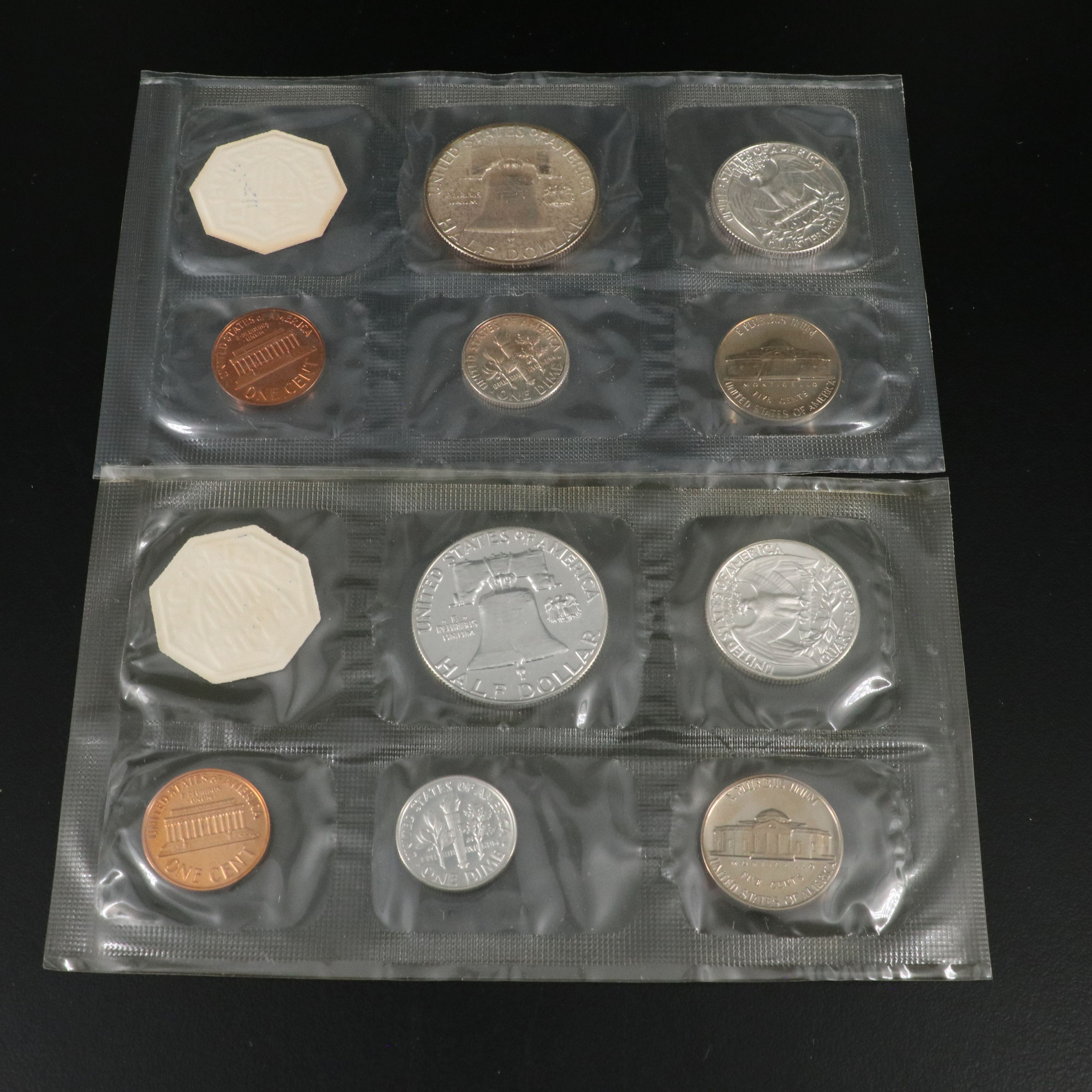 Collection of Four Different Classic Silver U.S. Proof Sets 1961-1964