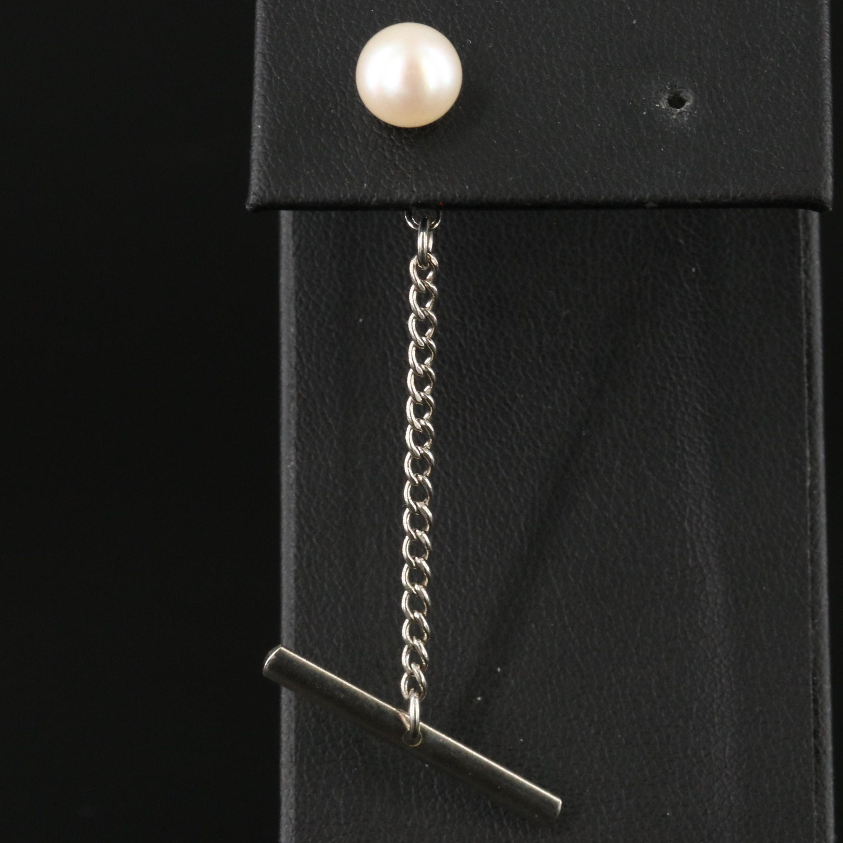 14K Pearl Tie Tack