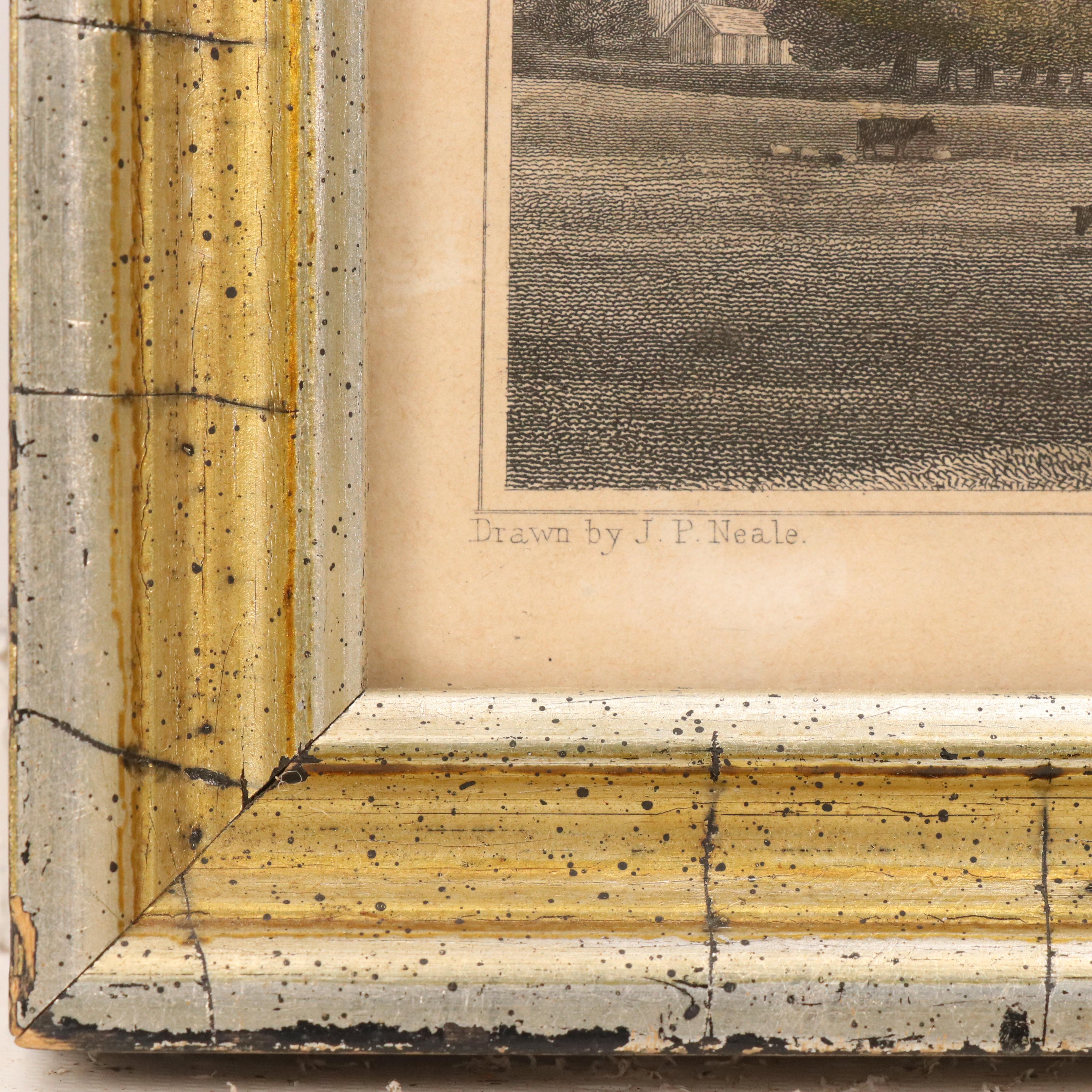 Engraving After John Preston Neale "Prestwold Hall, Leicestershire"