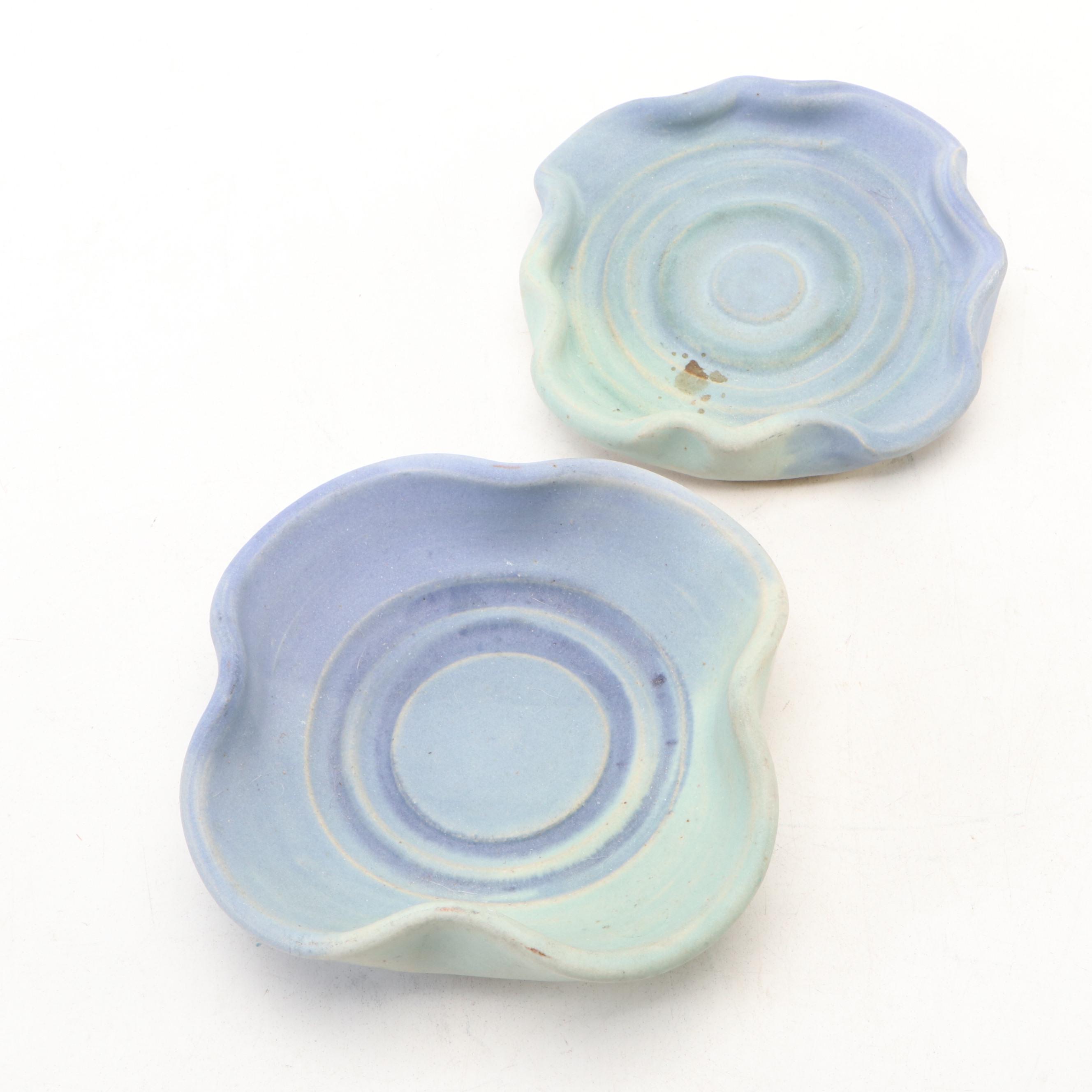 Dick Overman Stoneware Cups and Saucers