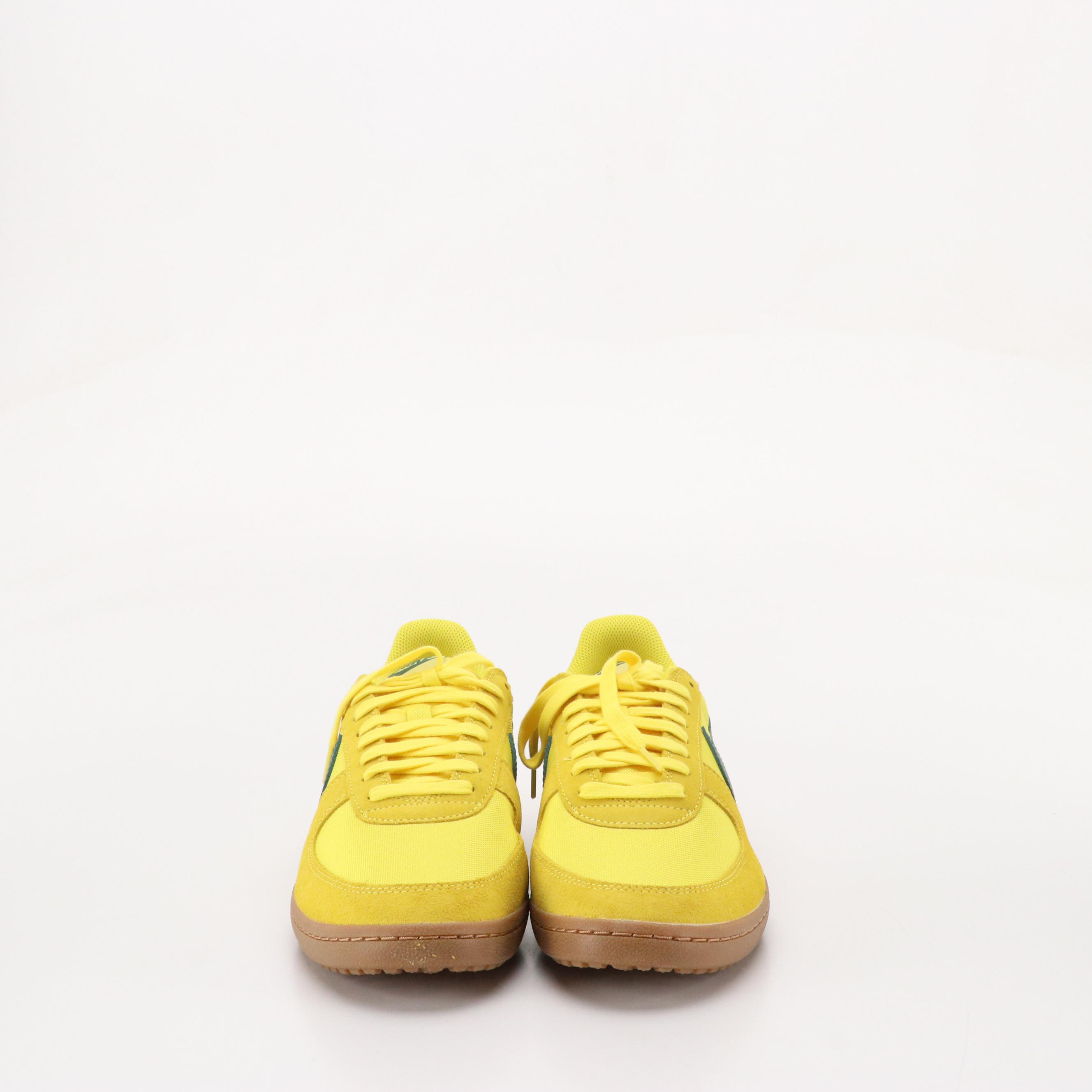 Men's Nike Field General Sneakers in "Chrome Yellow/Fir" Suede & Mesh, With Box