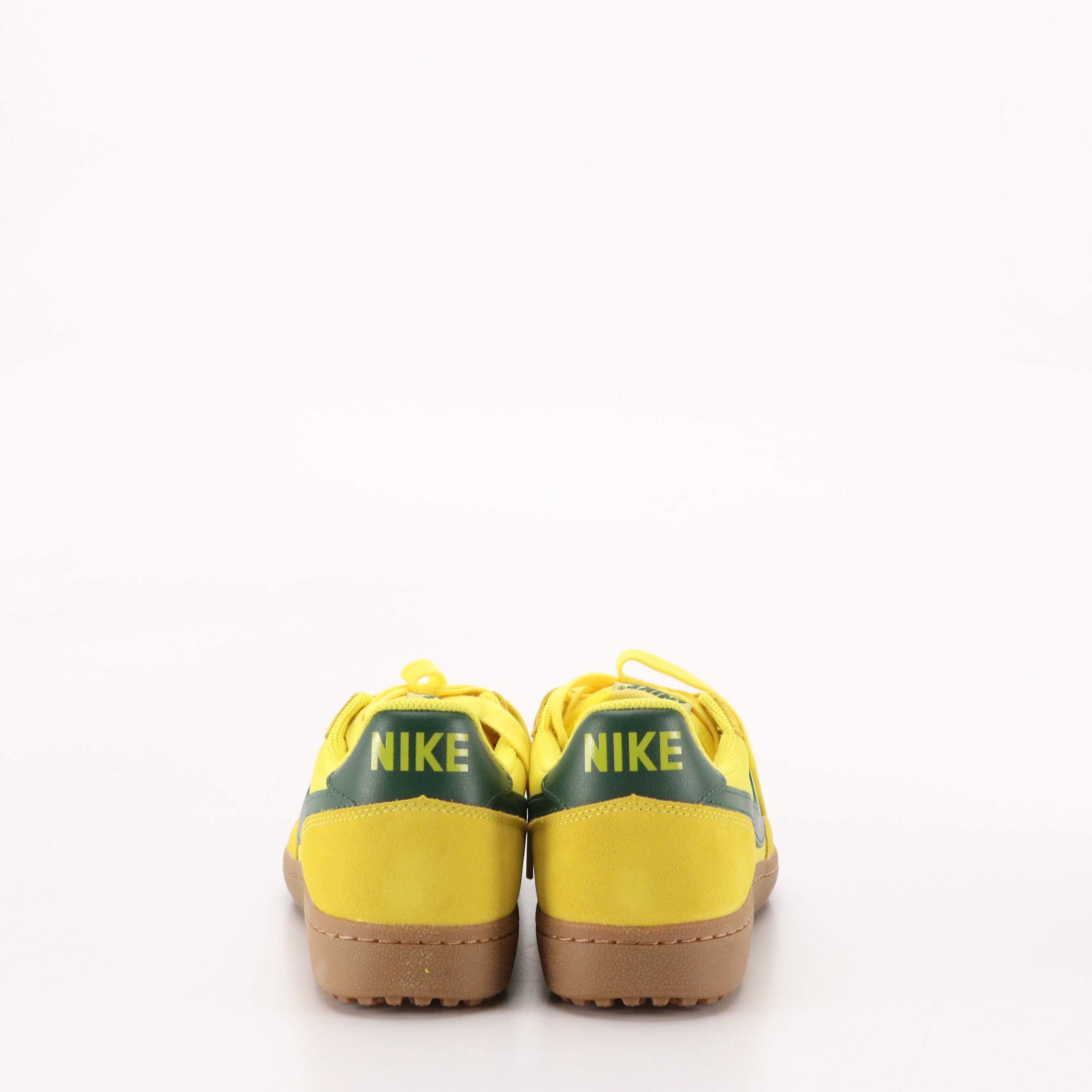 Men's Nike Field General Sneakers in "Chrome Yellow/Fir" Suede & Mesh, With Box