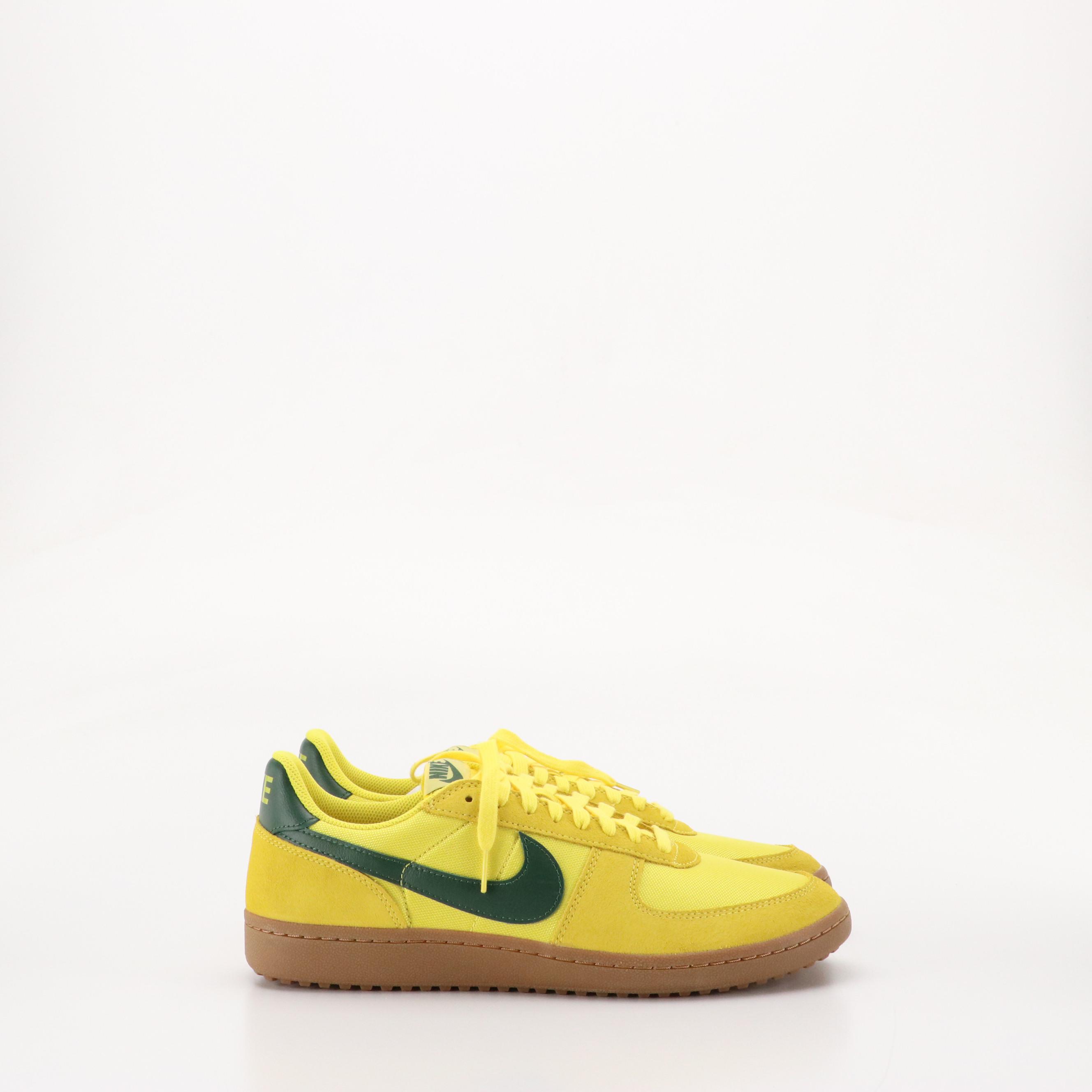Men's Nike Field General Sneakers in "Chrome Yellow/Fir" Suede & Mesh, With Box