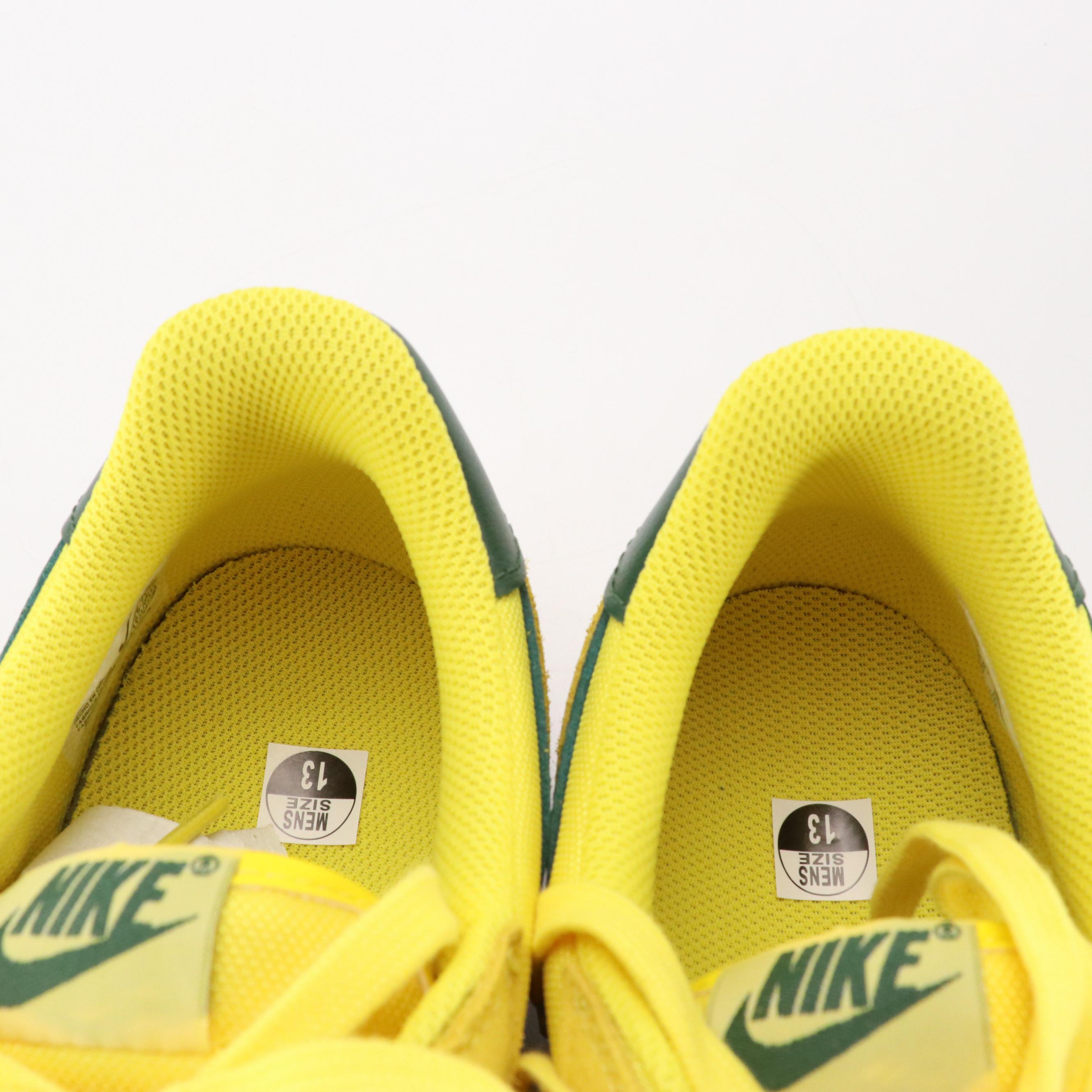 Men's Nike Field General Sneakers in "Chrome Yellow/Fir" Suede & Mesh, With Box