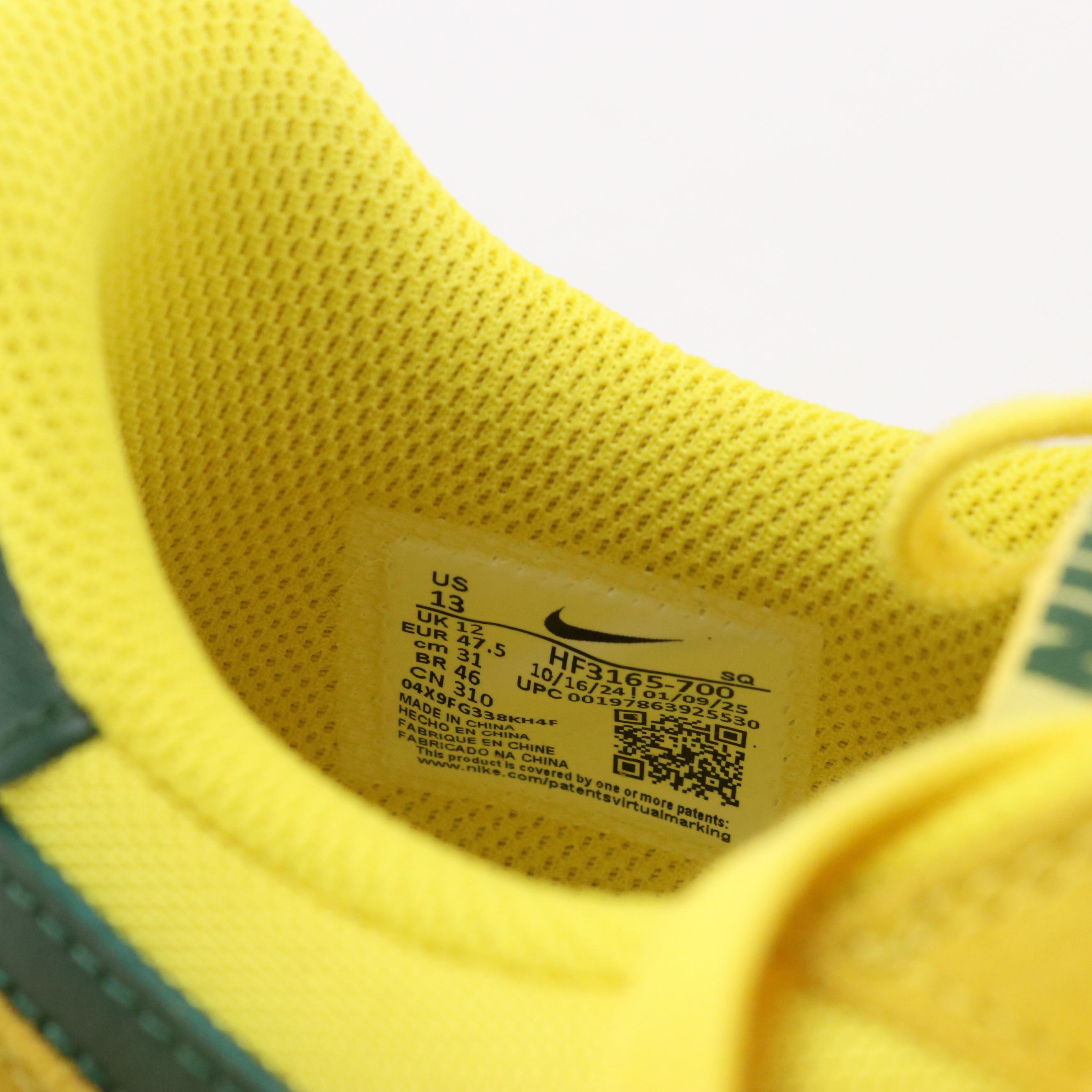 Men's Nike Field General Sneakers in "Chrome Yellow/Fir" Suede & Mesh, With Box