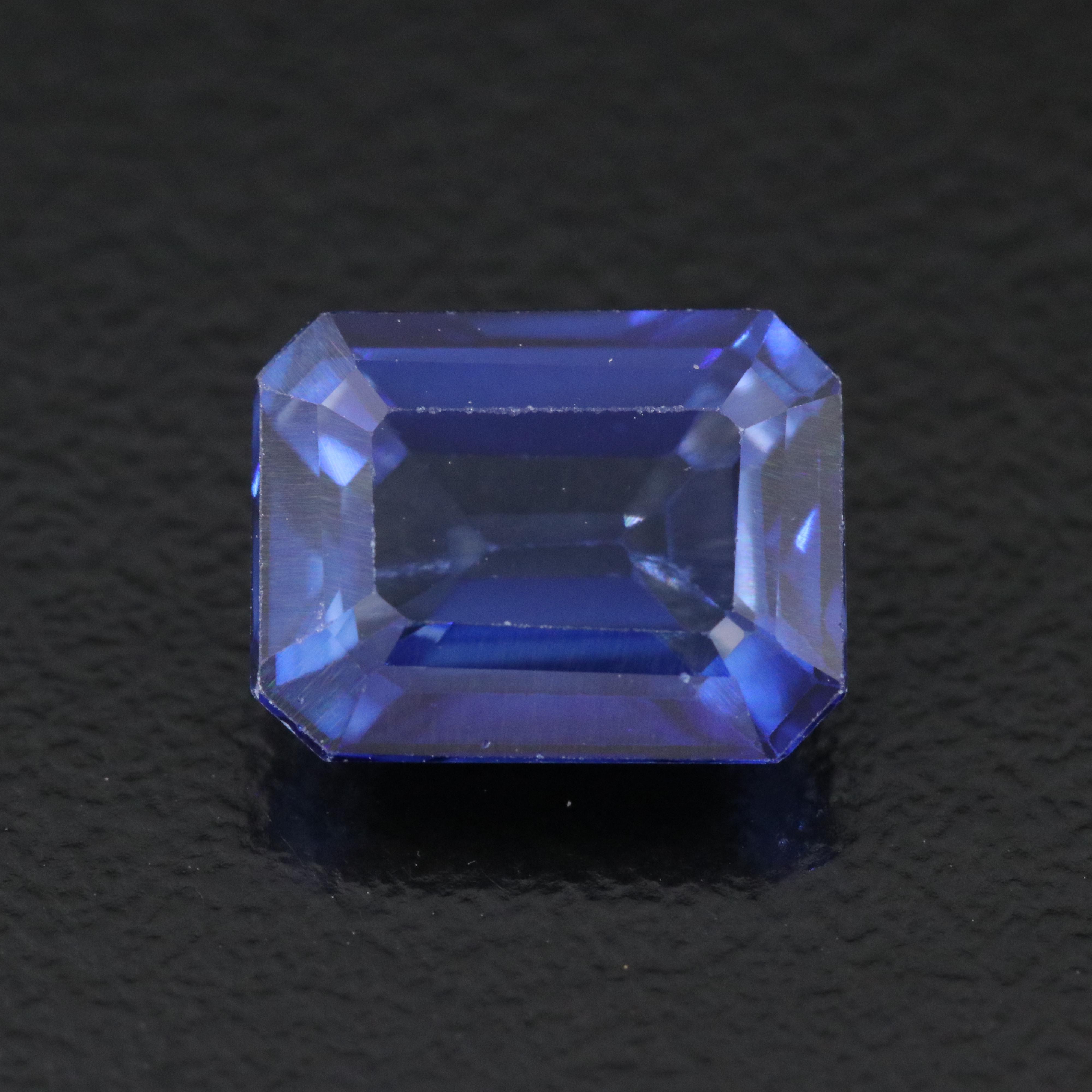 Loose 4.11 CT Lab Grown Sapphire