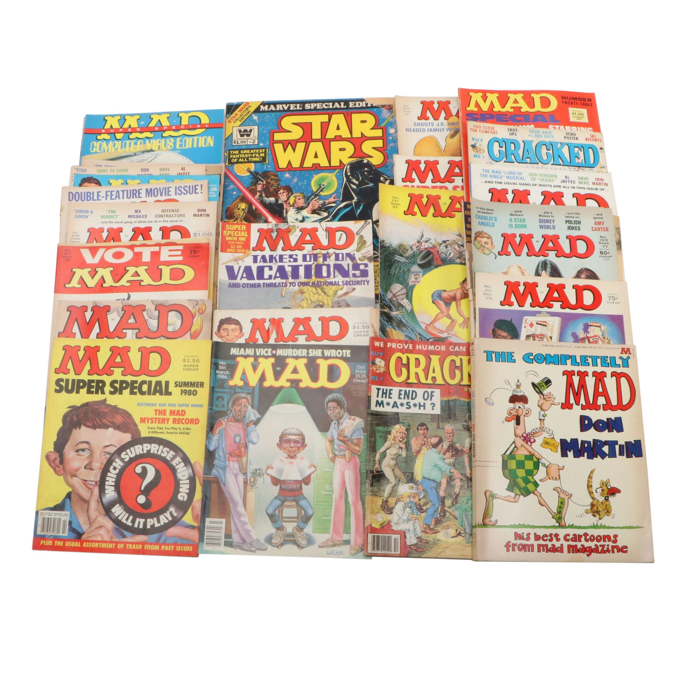 MAD Magazine Collection with Cracked and Star Wars Special Edition Comic